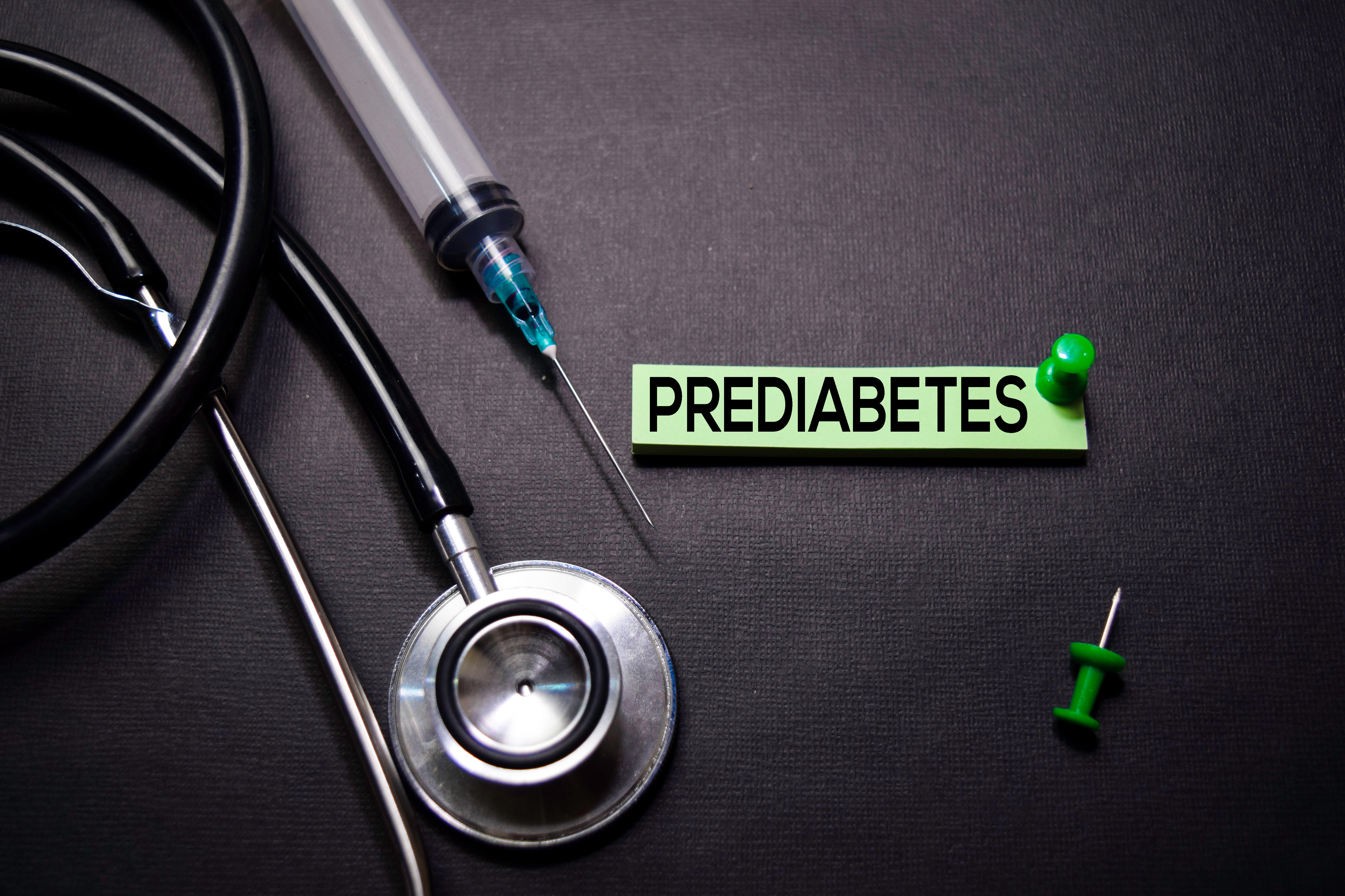 Prediabetes written on a stick note next to a stethoscope (Alamy/PA)