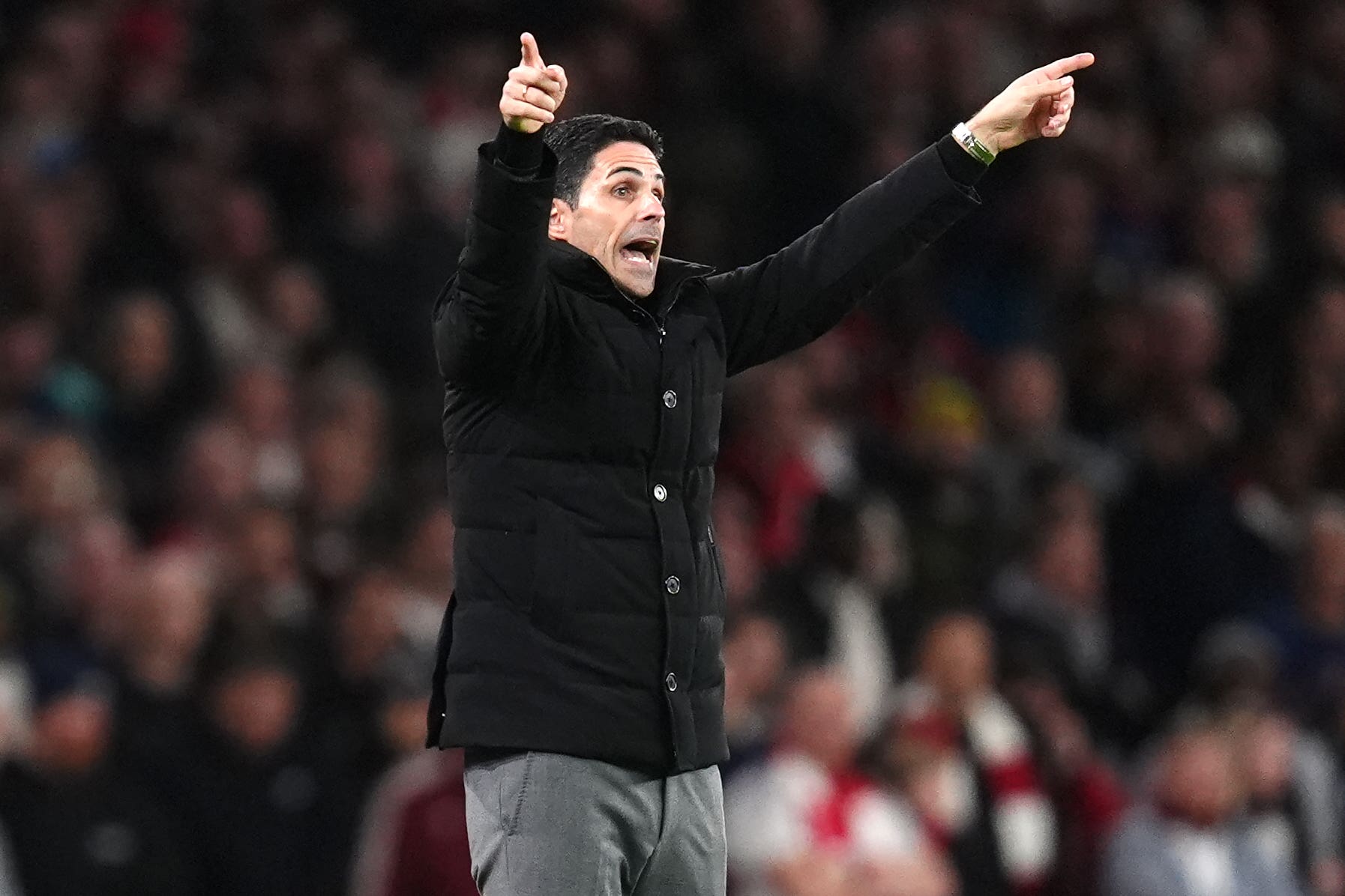 Mikel Arteta believes strikes could be a possibility if worries about players’ welfare are not considered (John Walton/PA)