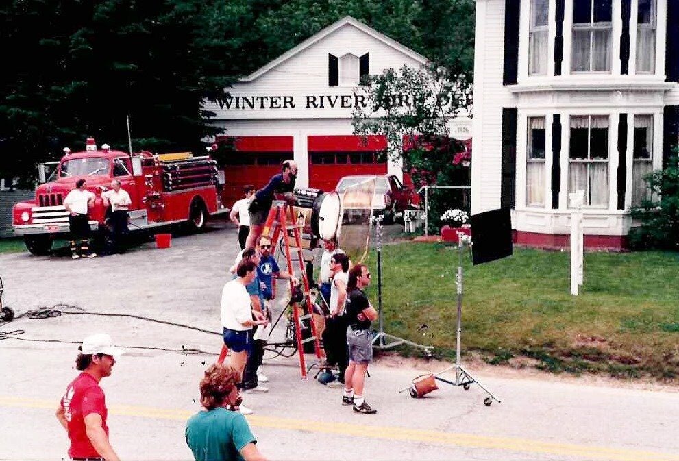 <p>Filming for the 1988 film 'Beetlejuice' in  East Corinth </p>