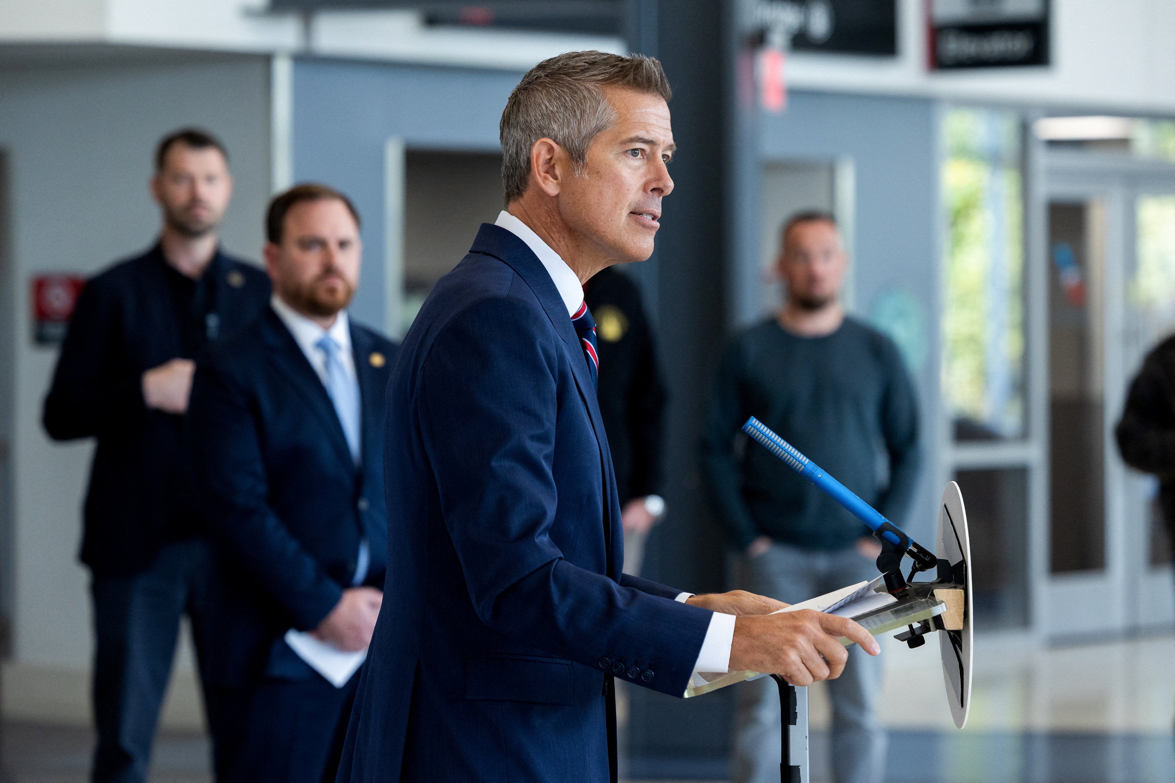 Transportation Secretary Sean Duffy has warned that federal airport workers are facing enormous hardships as the Trump administration and members of Congress reach a stalemate over funding the government