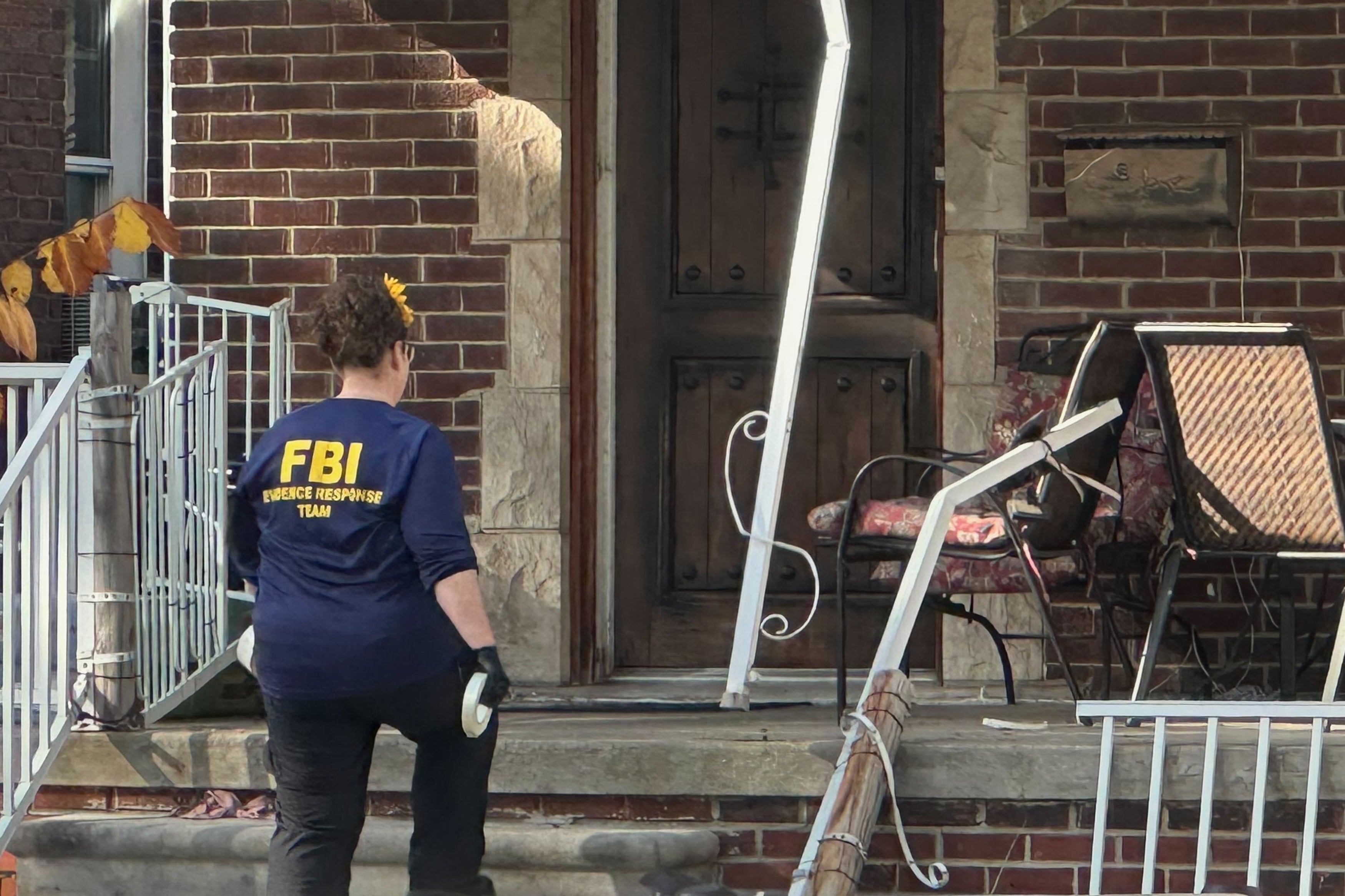 An FBI agent at a home in Michigan on Halloween