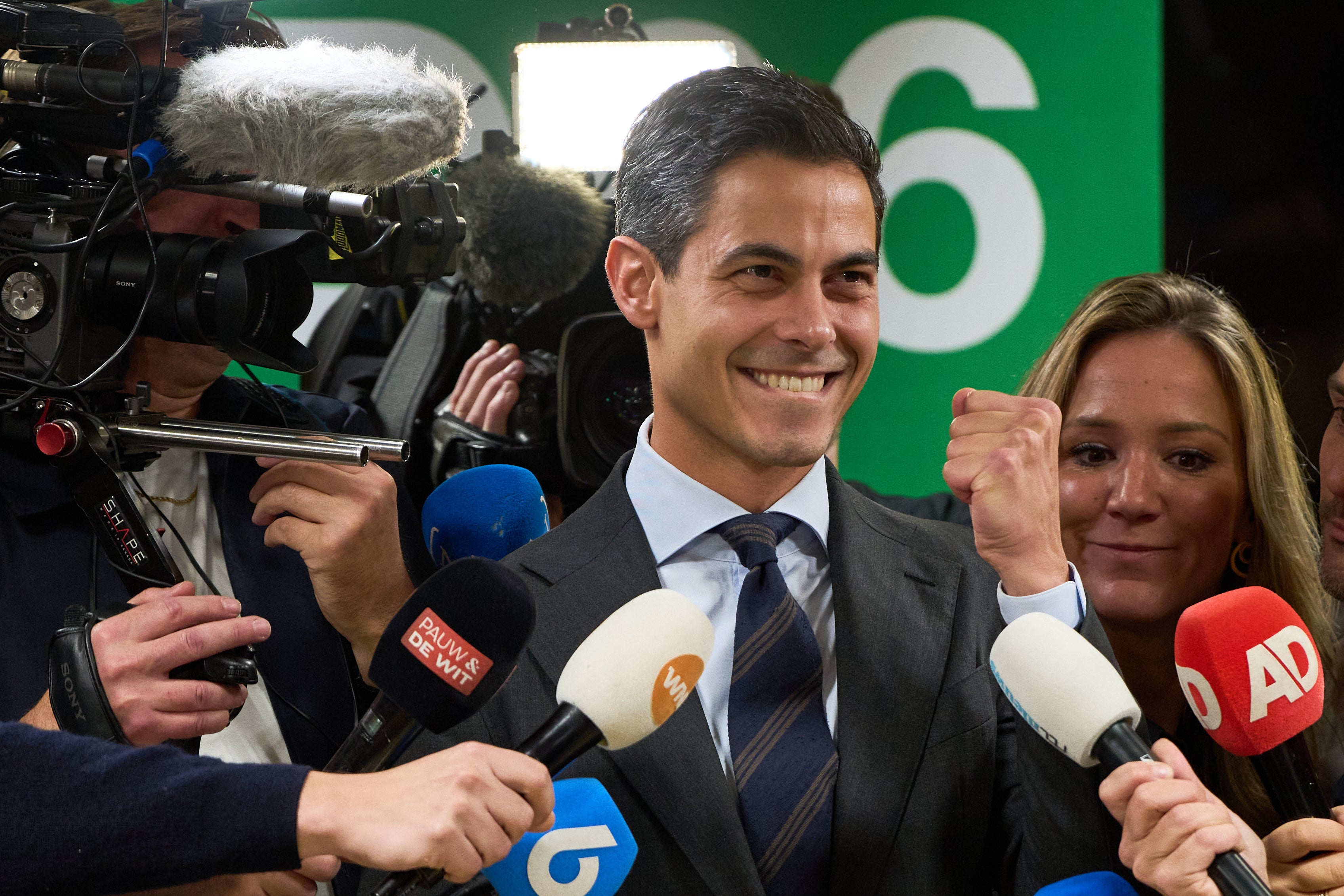 Jetten is leader of the Dutch centrist party D66 which narrowly won the Dutch general election