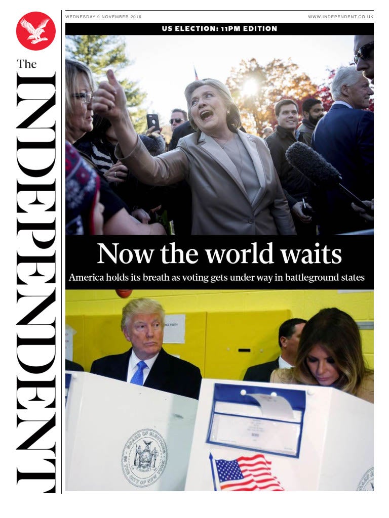 The world awaits the results of Hillary Clinton vs Donald Trump