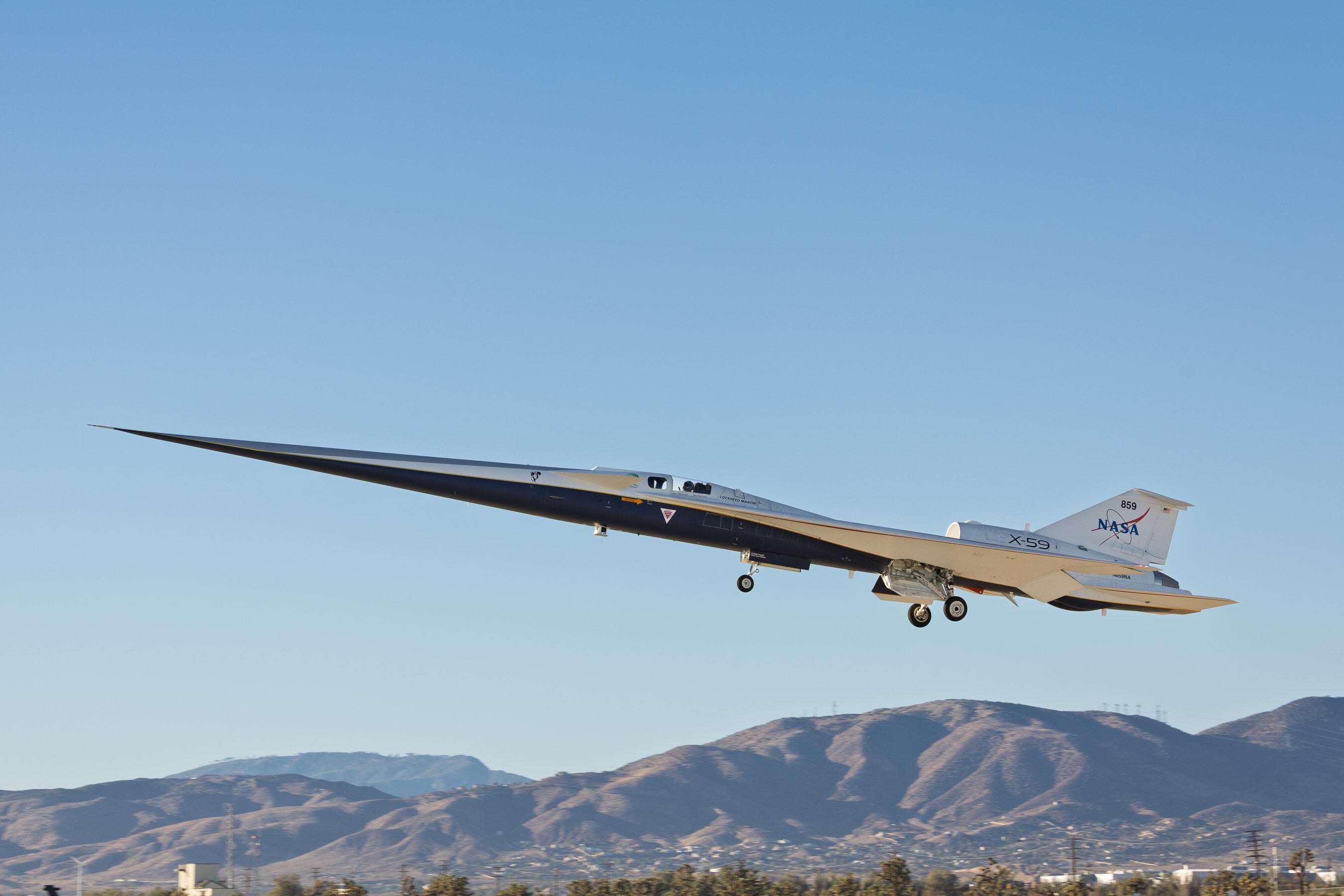 Lockheed Martin and NASA successfully completed the first test flight of X-59, a 'quiet supersonic aircraft,' earlier this week