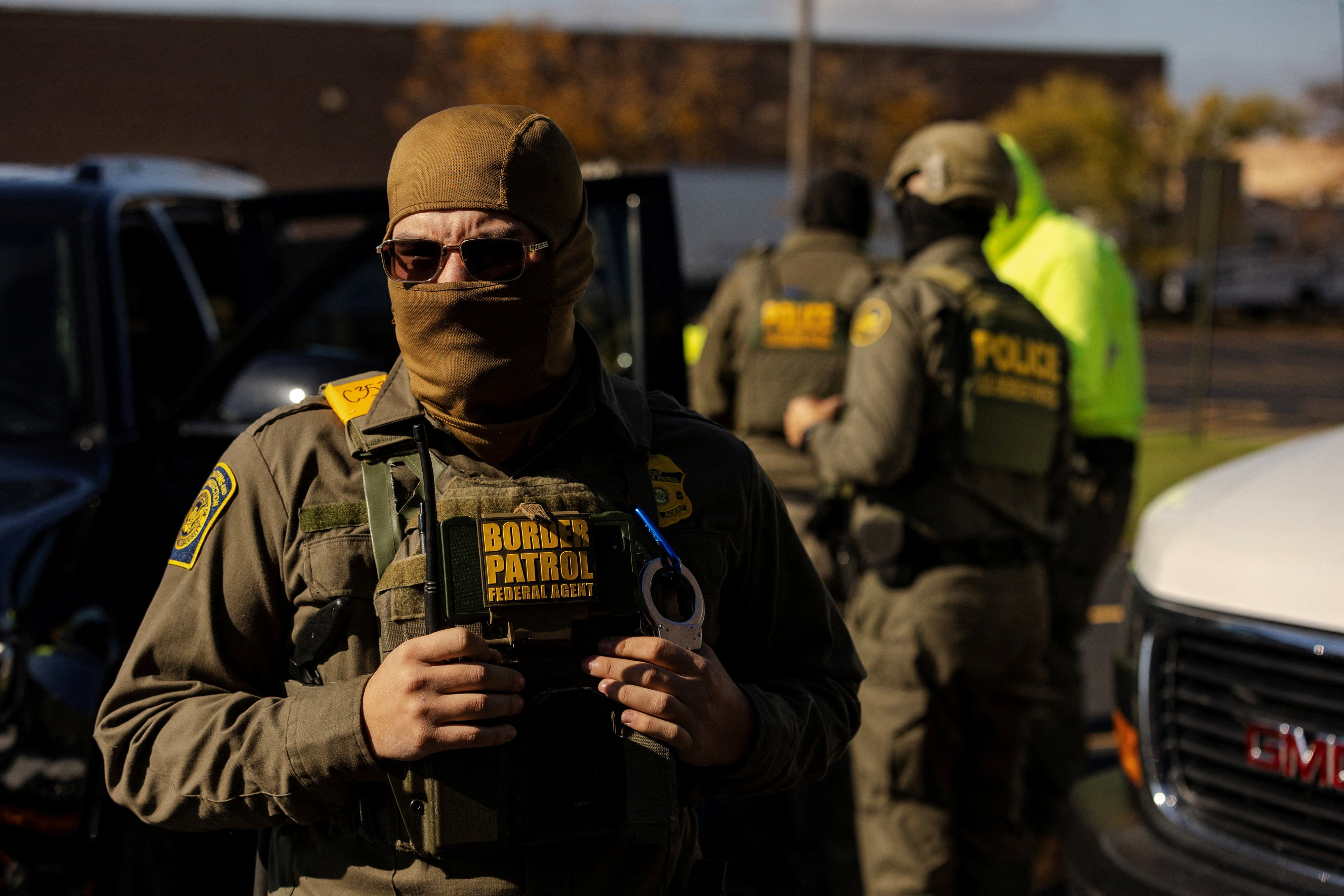 Federal agents have been spotted wearing Halloween masks while out patrolling, according to reports