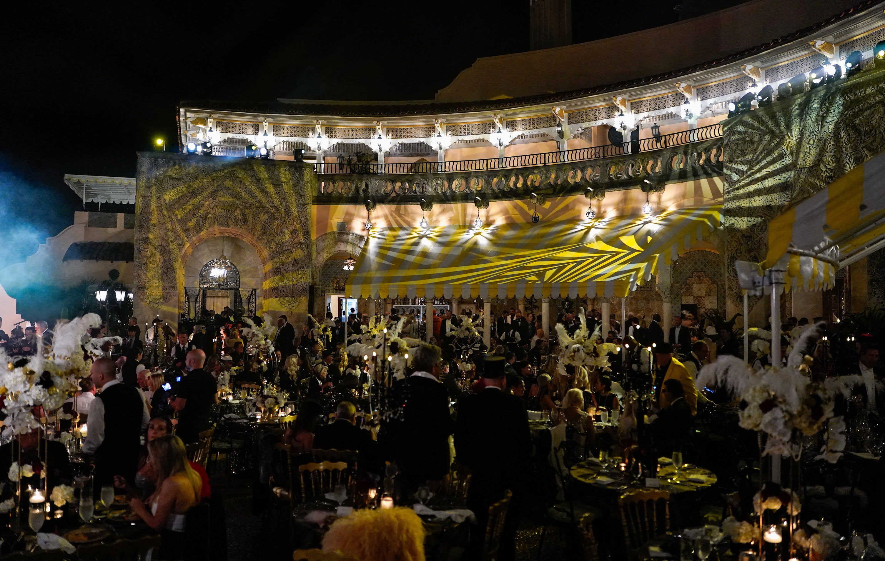 Trump hosted a lavish Halloween party at Mar-a-Lago this year.