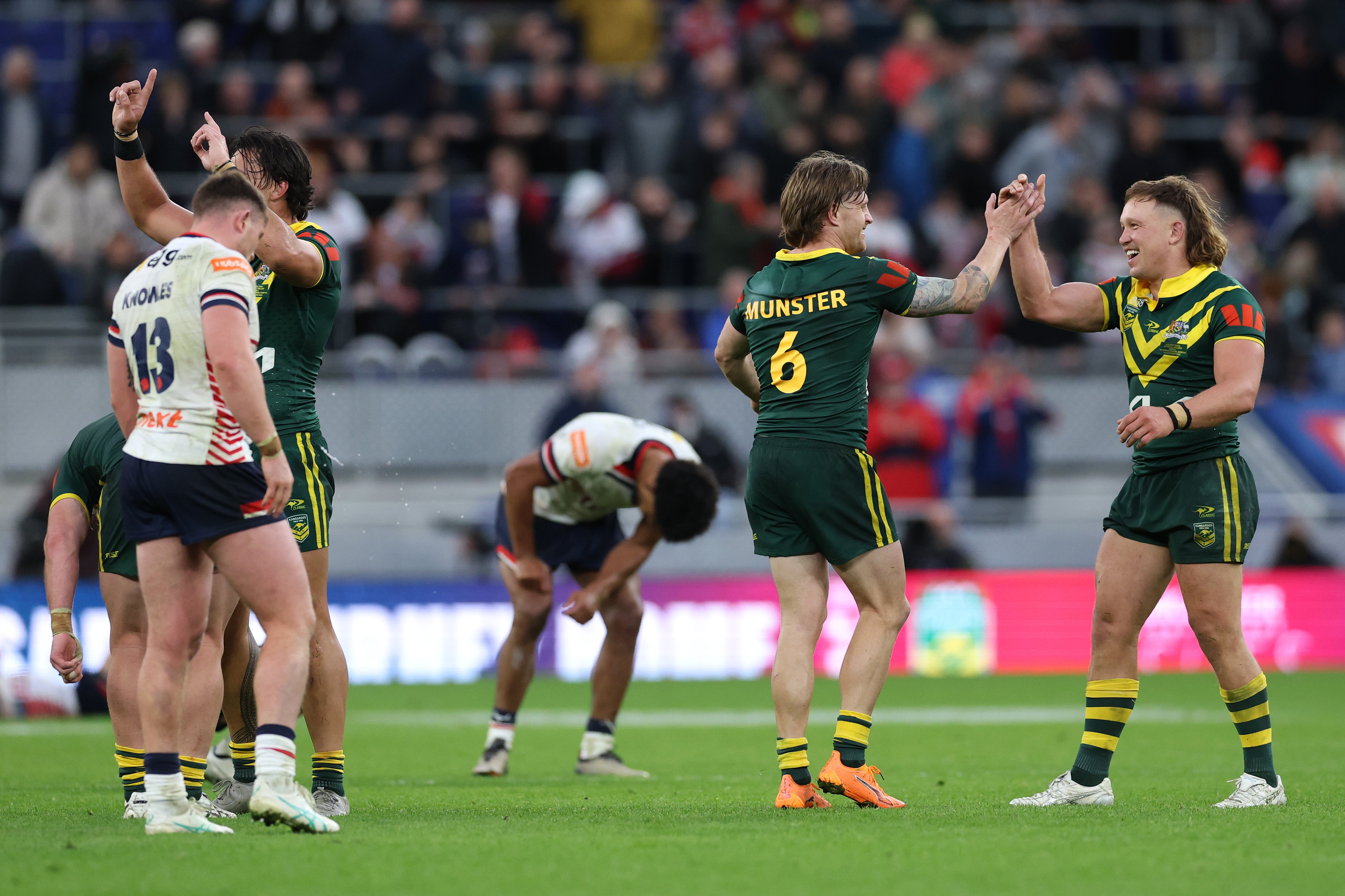 The Kangaroos could celebrate a 14th straight Ashes series win over England