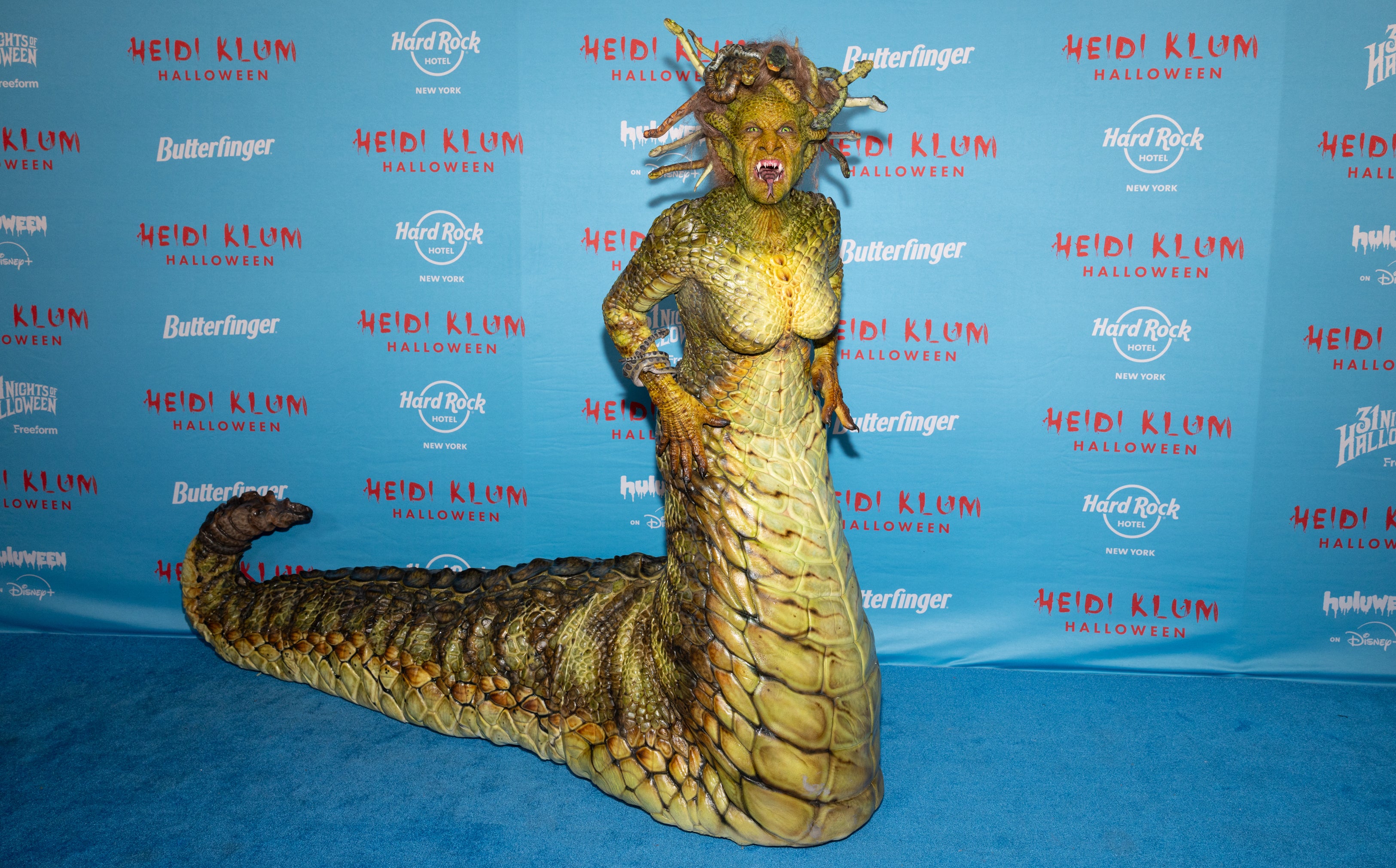 Heidi Klum reveals her elaborate Medusa costume ahead of her annual Halloween party, often referred to as ‘Heidiween’
