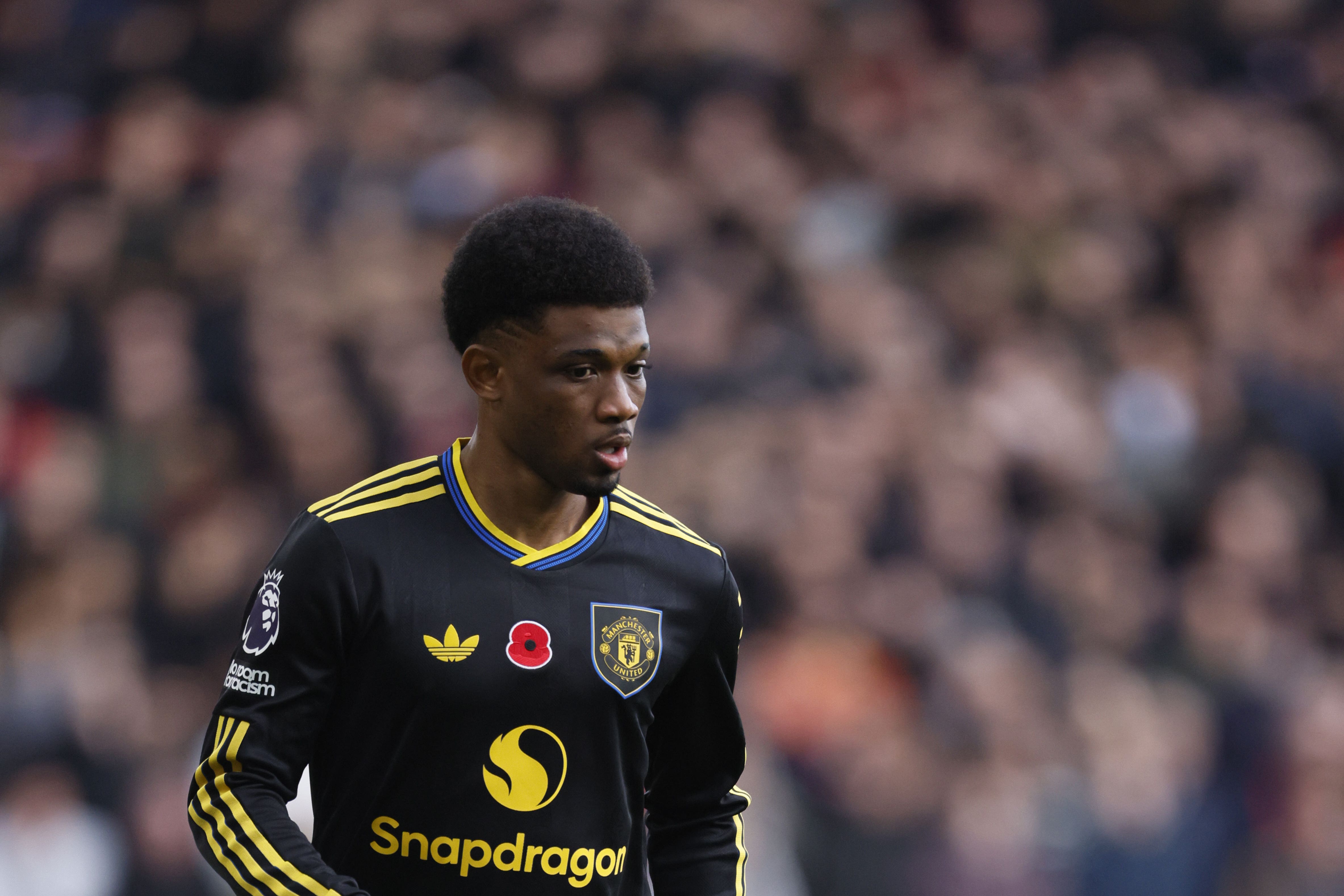 Amad Diallo was disappointed with just a point (Richard Sellers/PA)