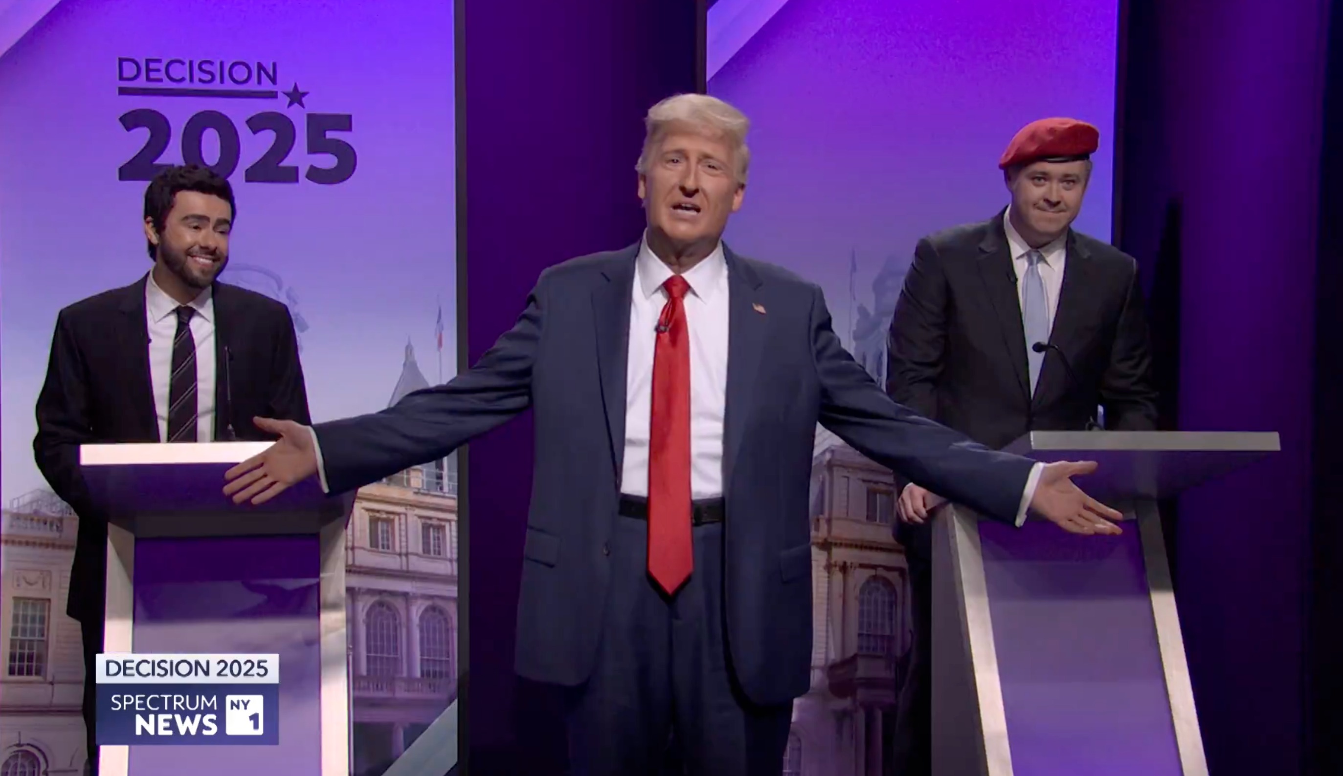 James Austin Johnson starred as President Donald Trump in the latest 'Saturday Night Live' Cold Open sketch