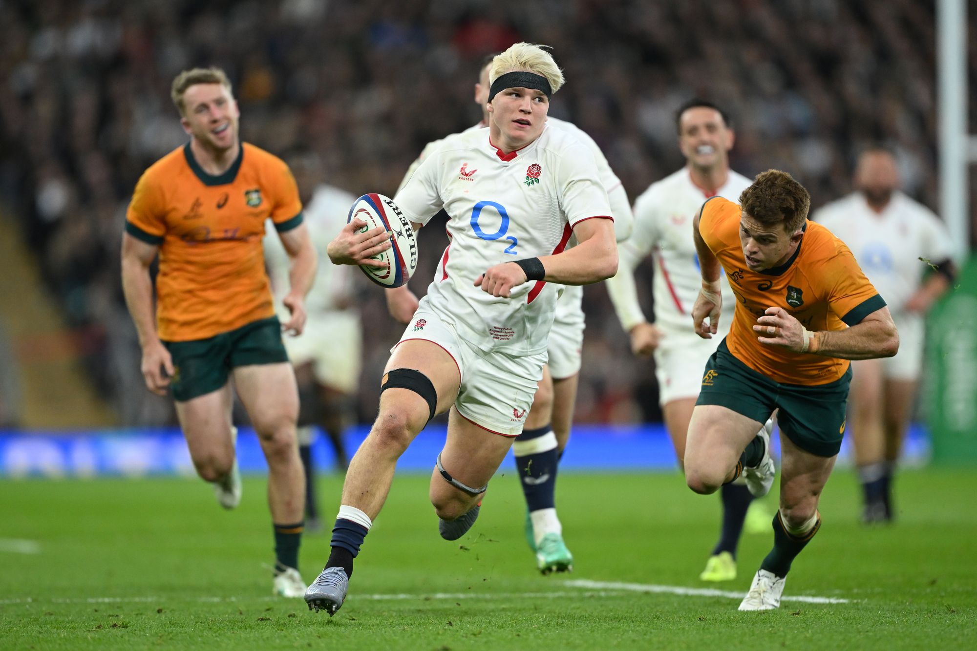 Henry Pollock scored a crucial try for England