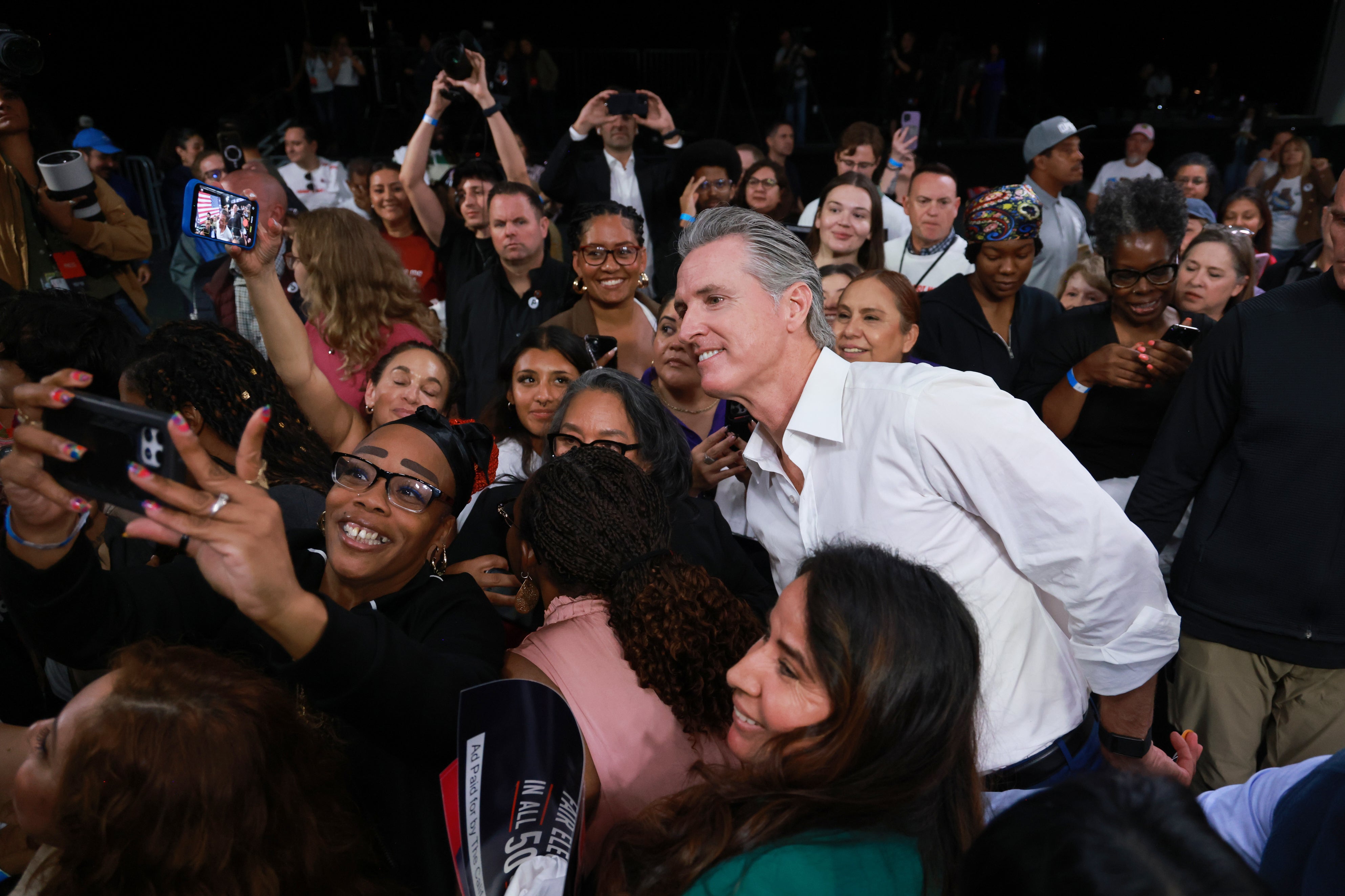 Gov. Gavin Newsom (D-Calif.)’s future will depend on whether Democrats turn out to pass Proposition 50.