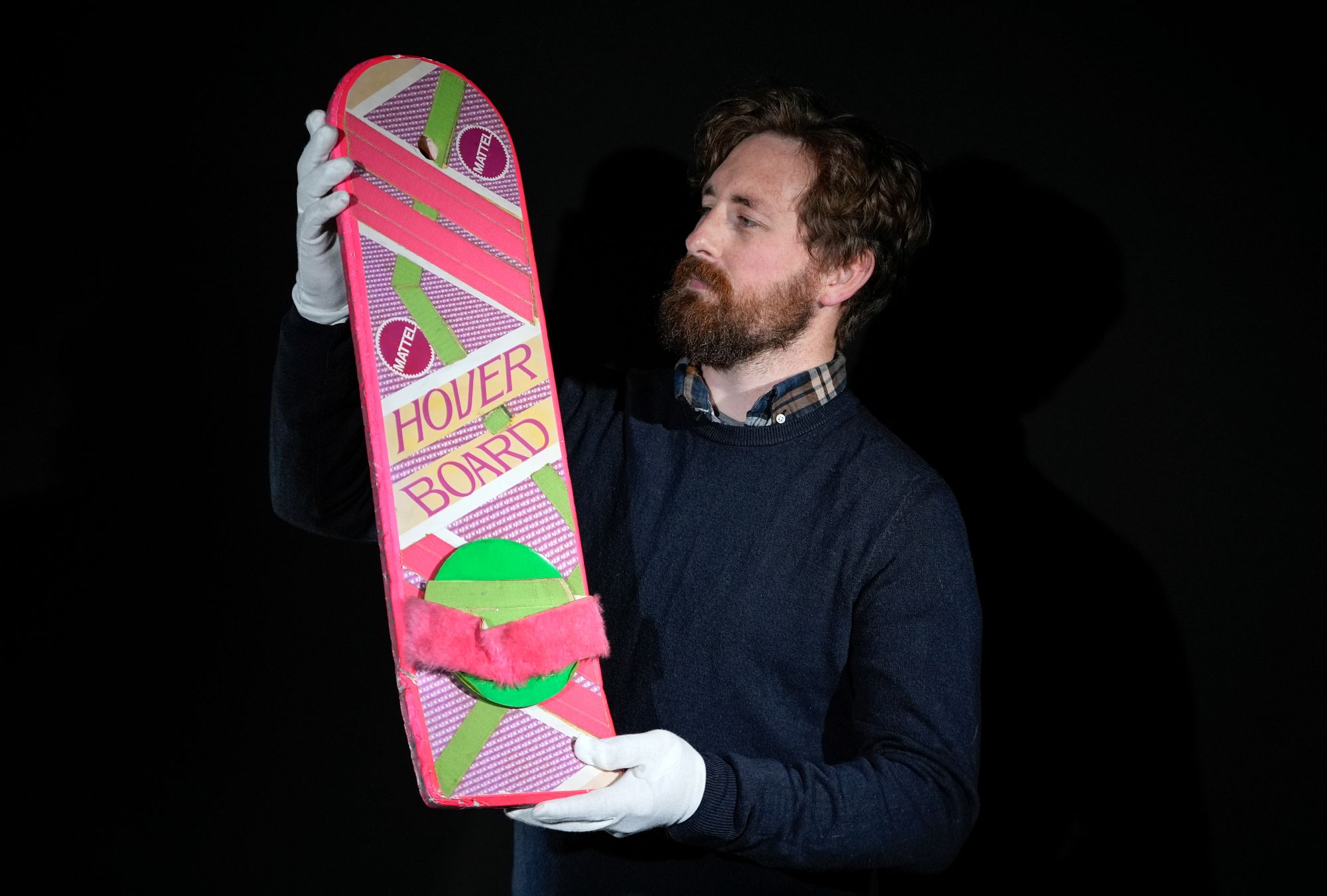 Marty McFly's (Michael J. Fox) Hoverboard from the 1989 and 1990 films 'Back to the Future Part II' and 'Back to the Future Part III'