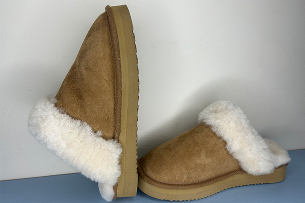 Best slippers IndyBest review John Lewis sheepskin platform mule slippers