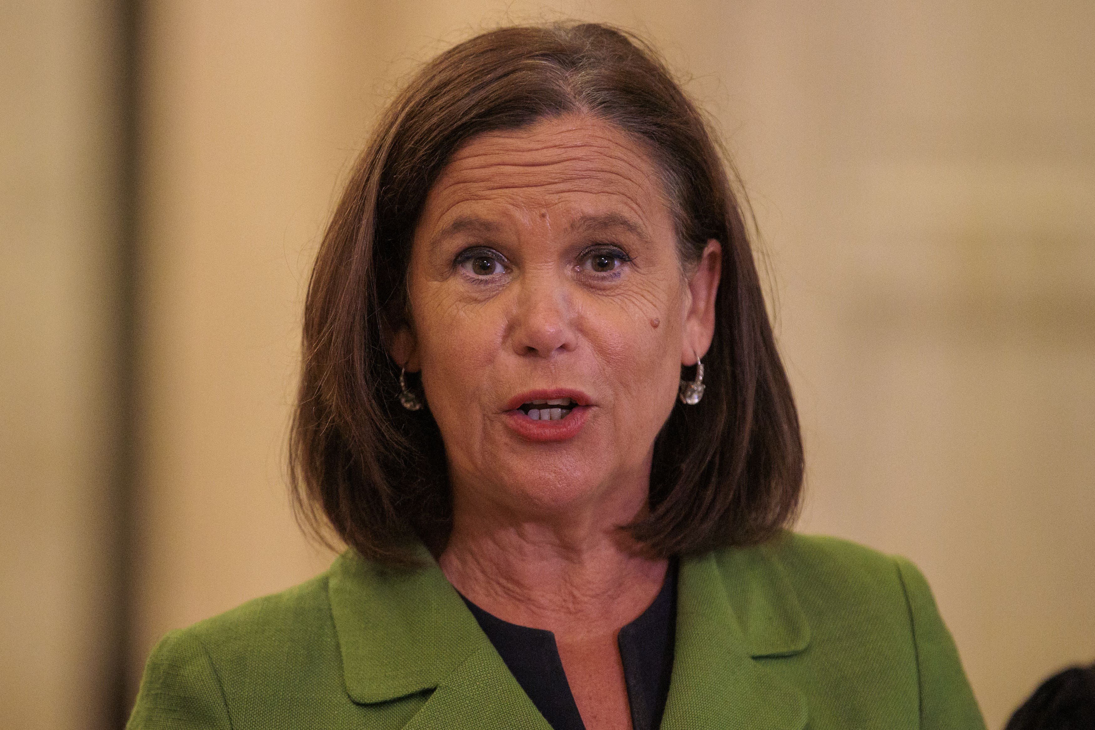 Mary Lou McDonald has said Lough Neagh presents a problem for all of Ireland (Liam McBurney/PA)