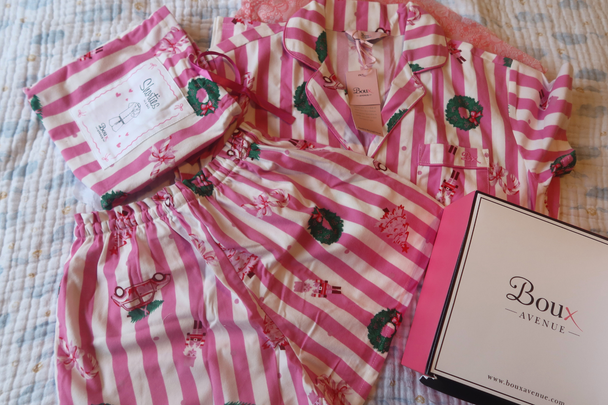 Best gifts for teenagers Indybest review Boux Avenue striped Christmas pyjama shorties in a bag
