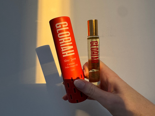 The Slow Jam scent is perfect for soothing the senses at the end of the day or in moments of high stress