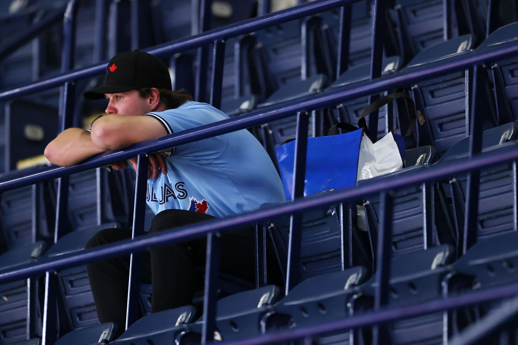 Blue Jays fan after losing World Series