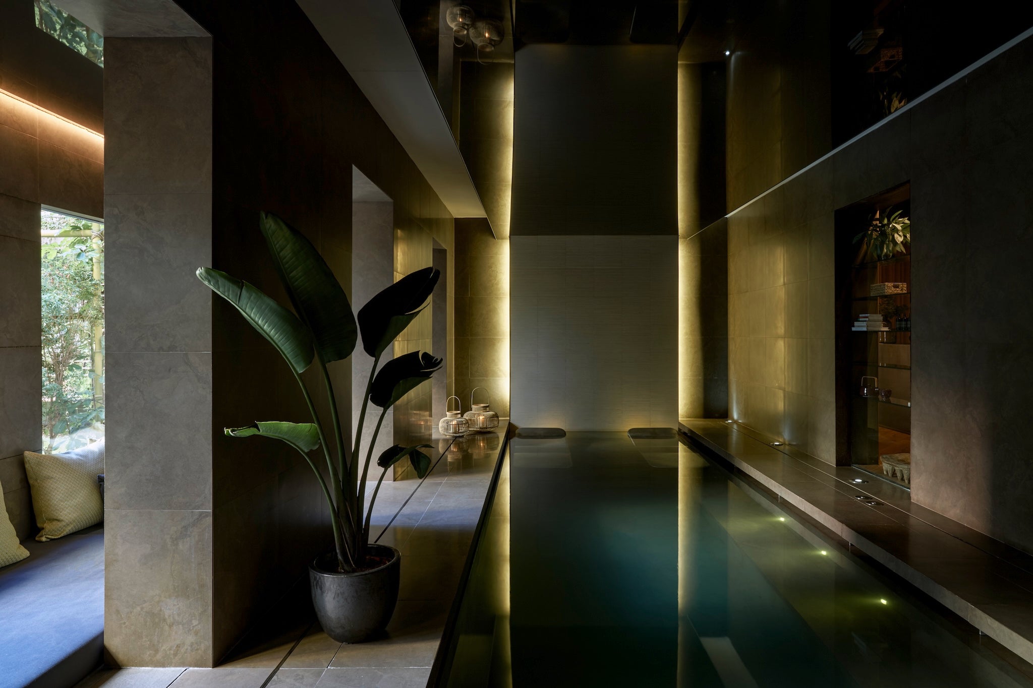 Guests are allowed to use the spa for one hour a day