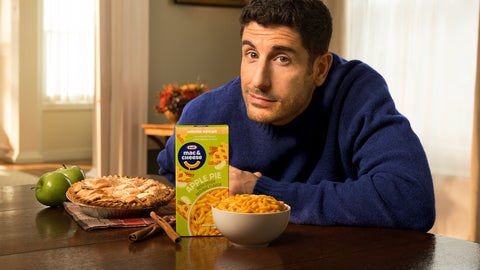 Actor Jason Biggs, of American Pie fame, teamed up with Kraft to promote the limited-edition offering