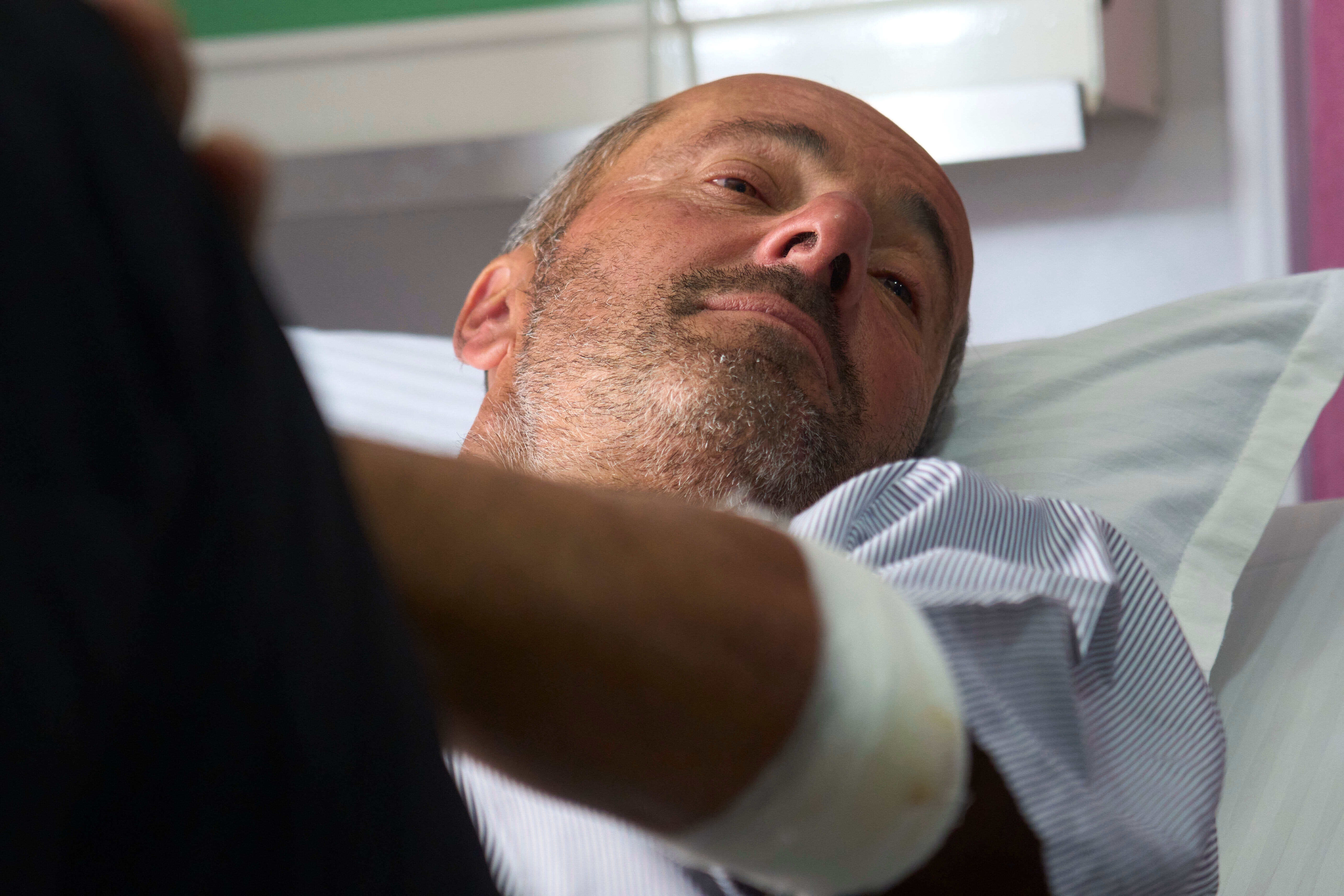 Didier Armand was airlifted to a hospital in Kathmandu