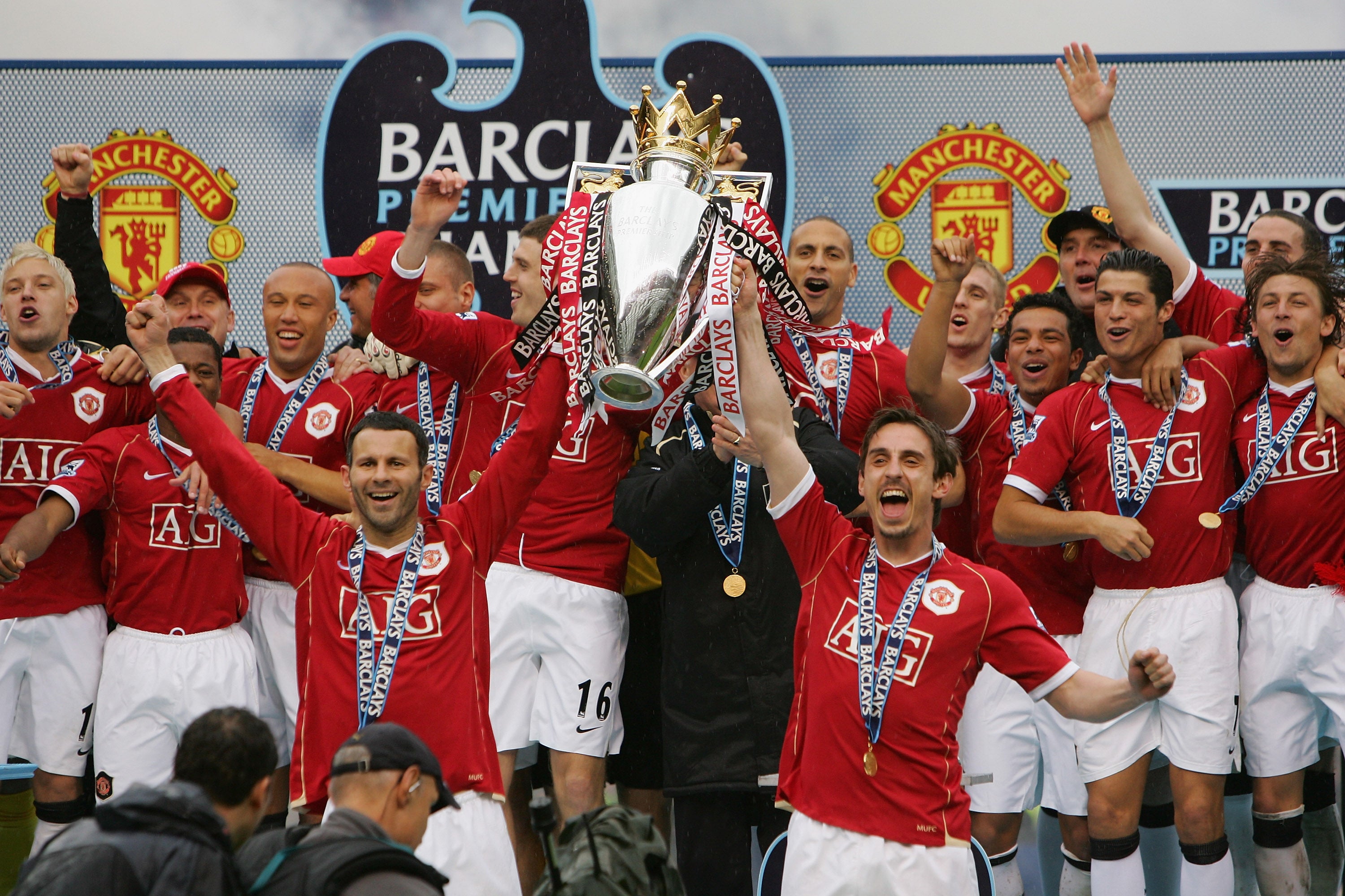 Neville won a boatload of trophies with Man United during his career
