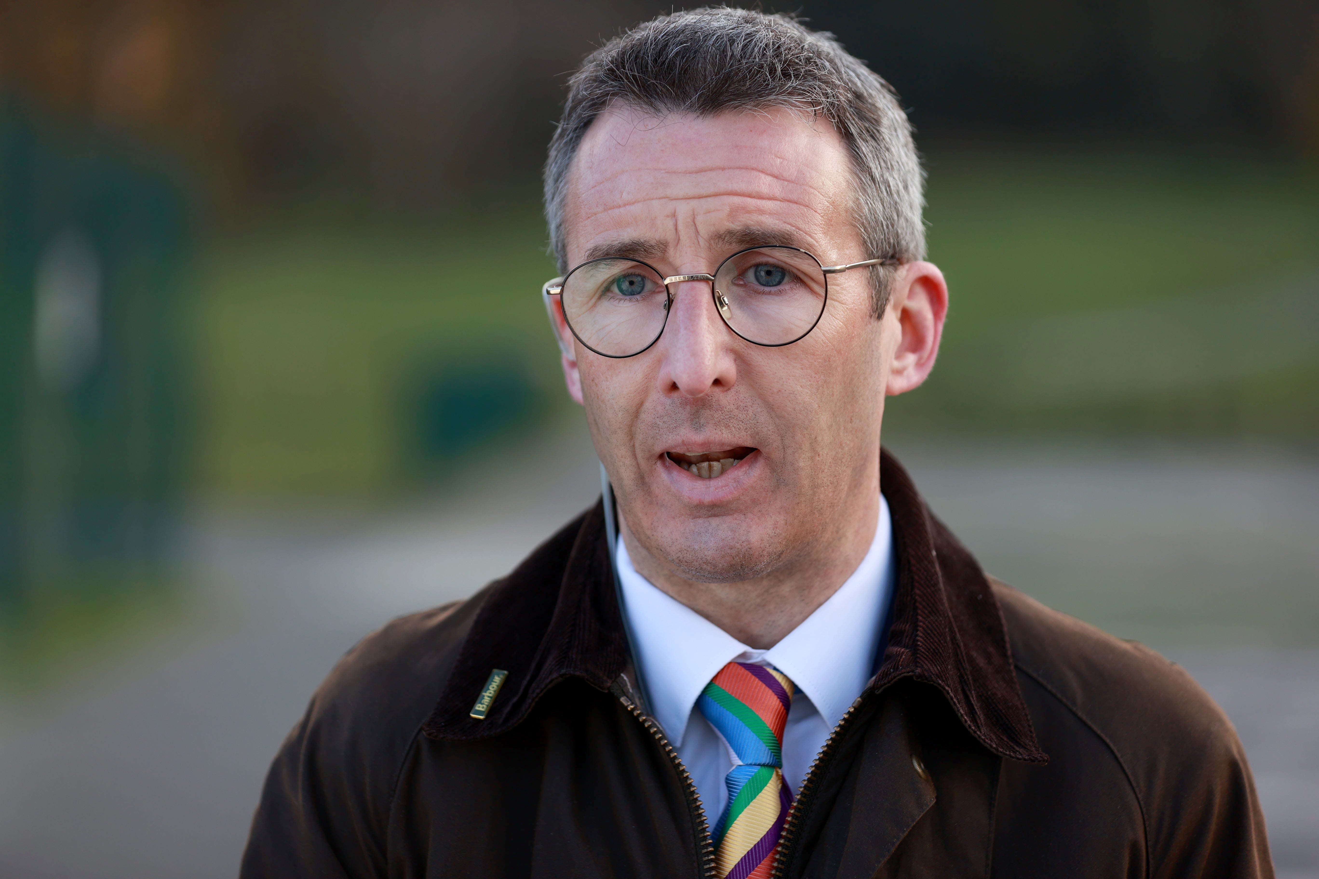 Andrew Muir has said now is the time to take action to protect the environment (Liam McBurney/PA)