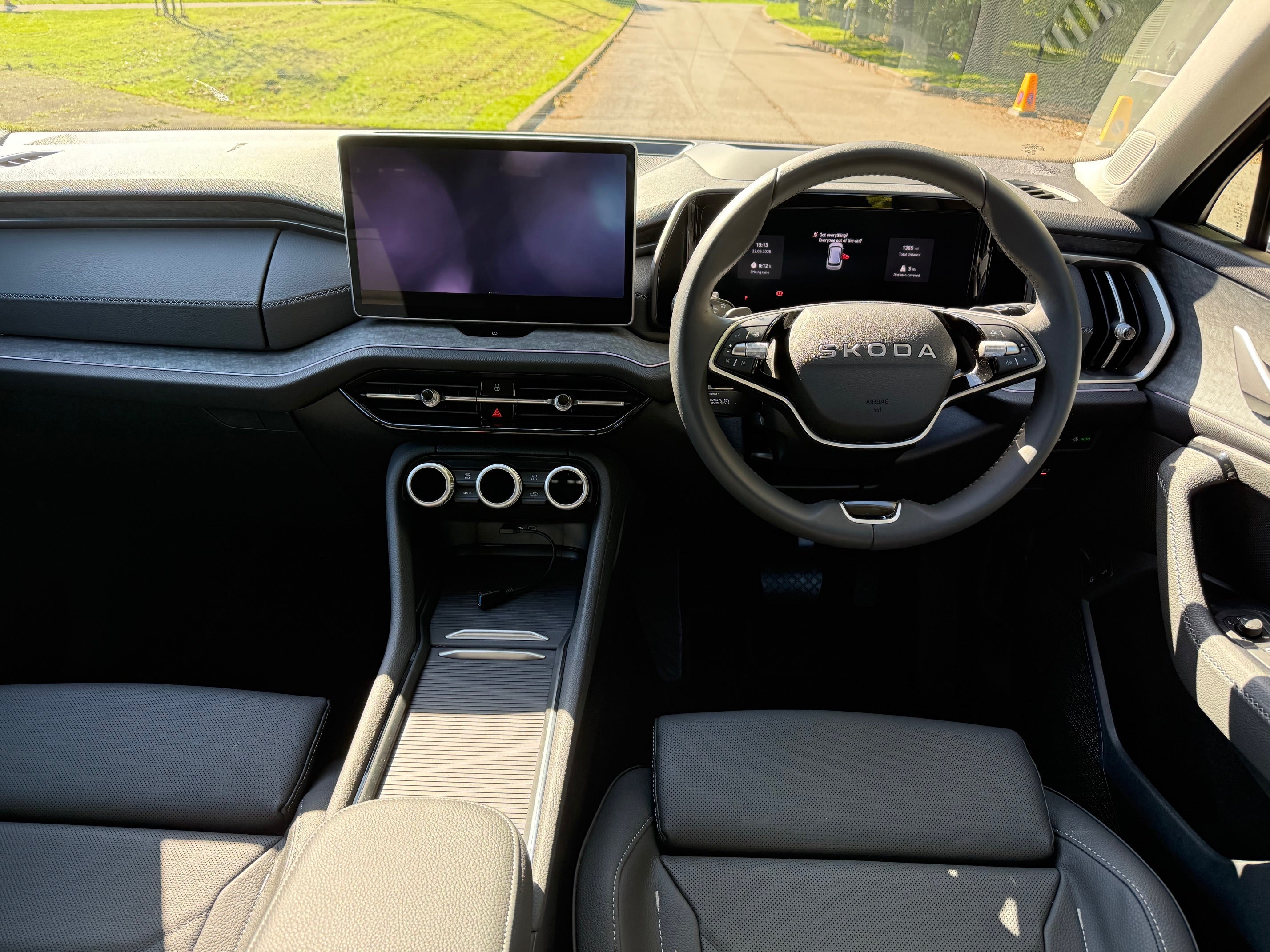 The Kodiaq has one of the most user-friendly interiors I have come across in a long time