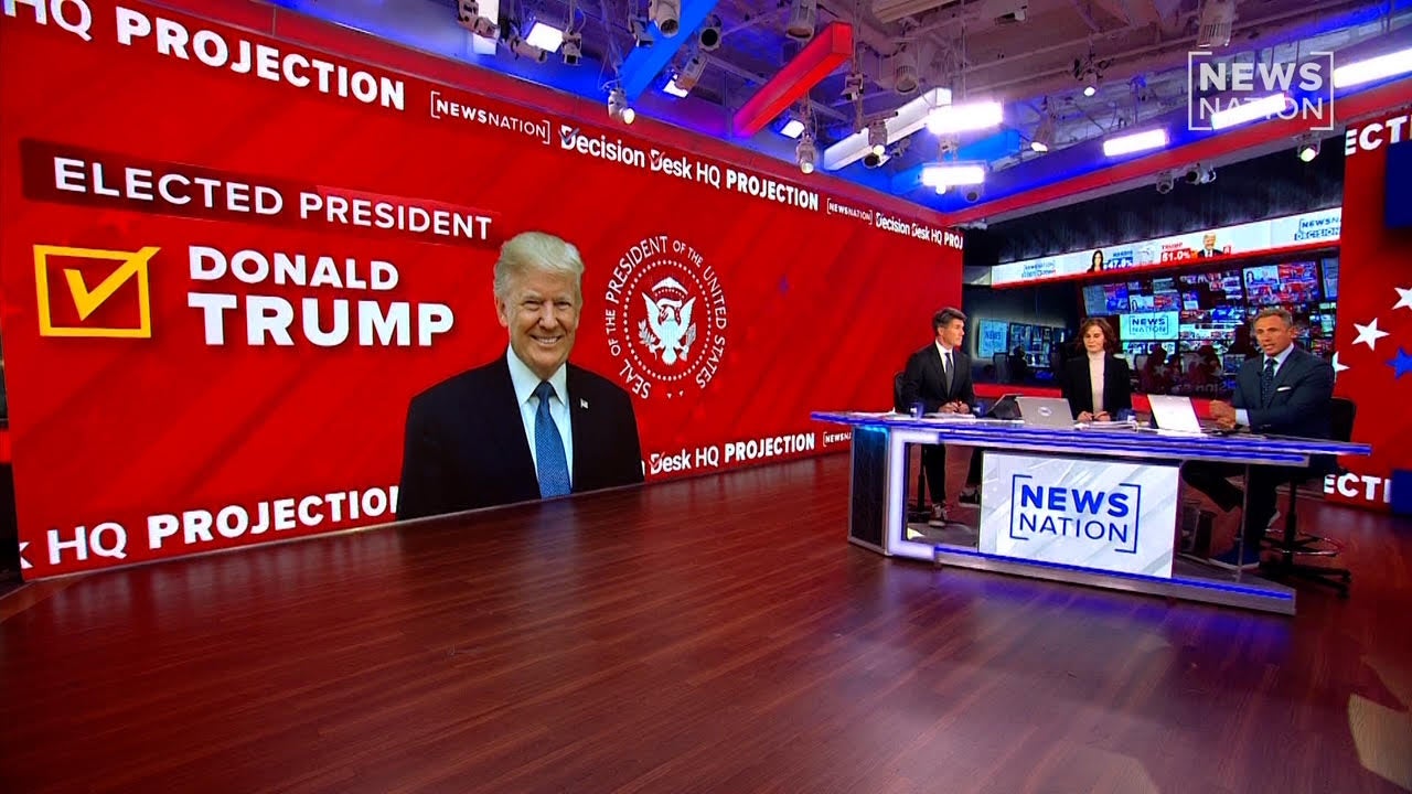 NewsNation was the first network to call the 2024 election for Donald Trump, beating Fox News by 25 minutes and the other networks by several hours.