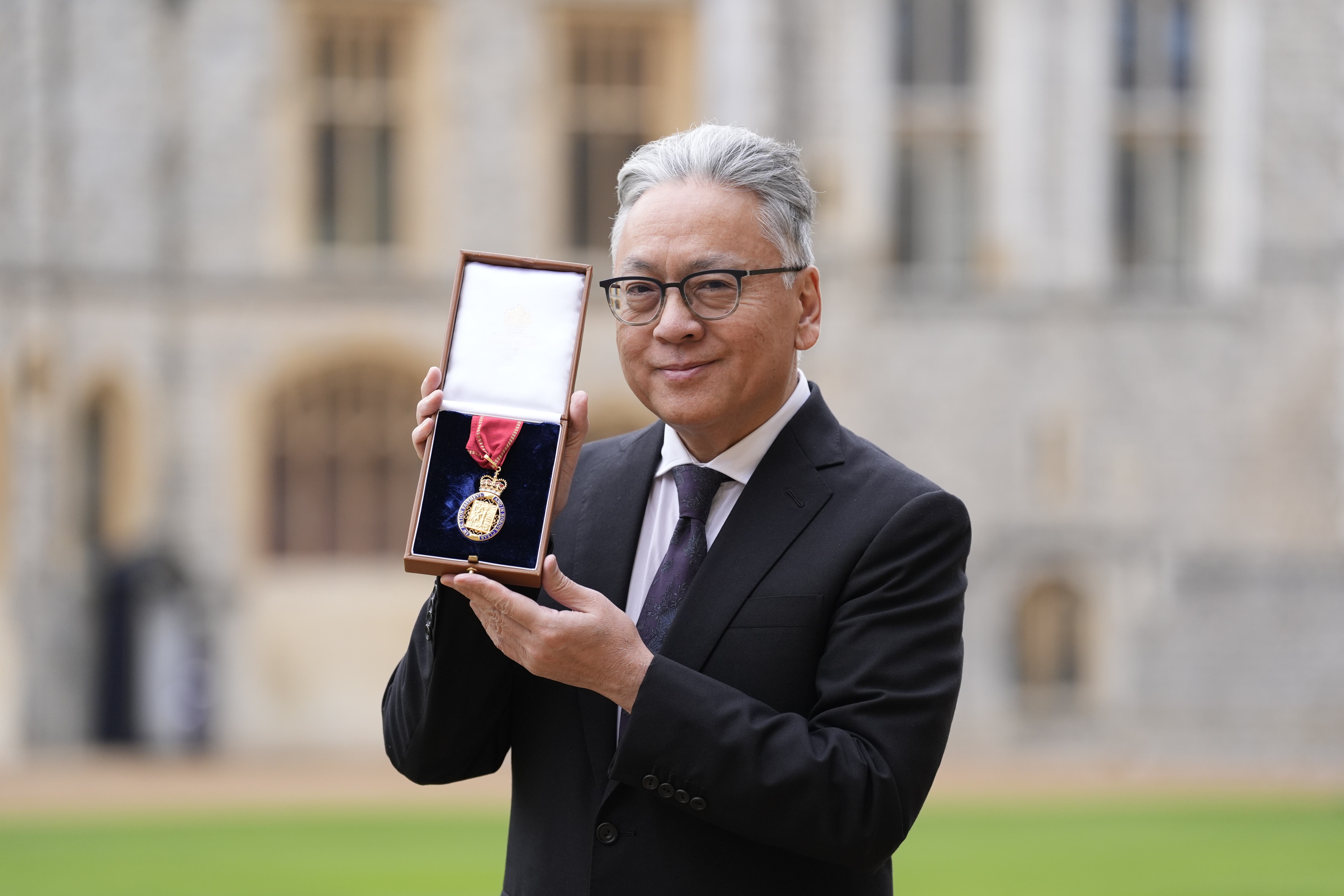 Sir Kazuo Ishiguro was made a Companion of Honour (Andrew Matthews/PA)