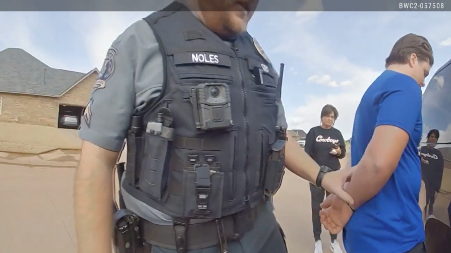 Footage of the teen’s arrest from this past March was released last week, and has since gone viral online