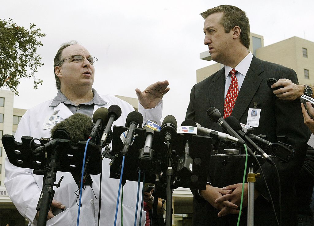 An emergency room doctor speaks about Harry Whittington's condition after the shooting incident in 2006