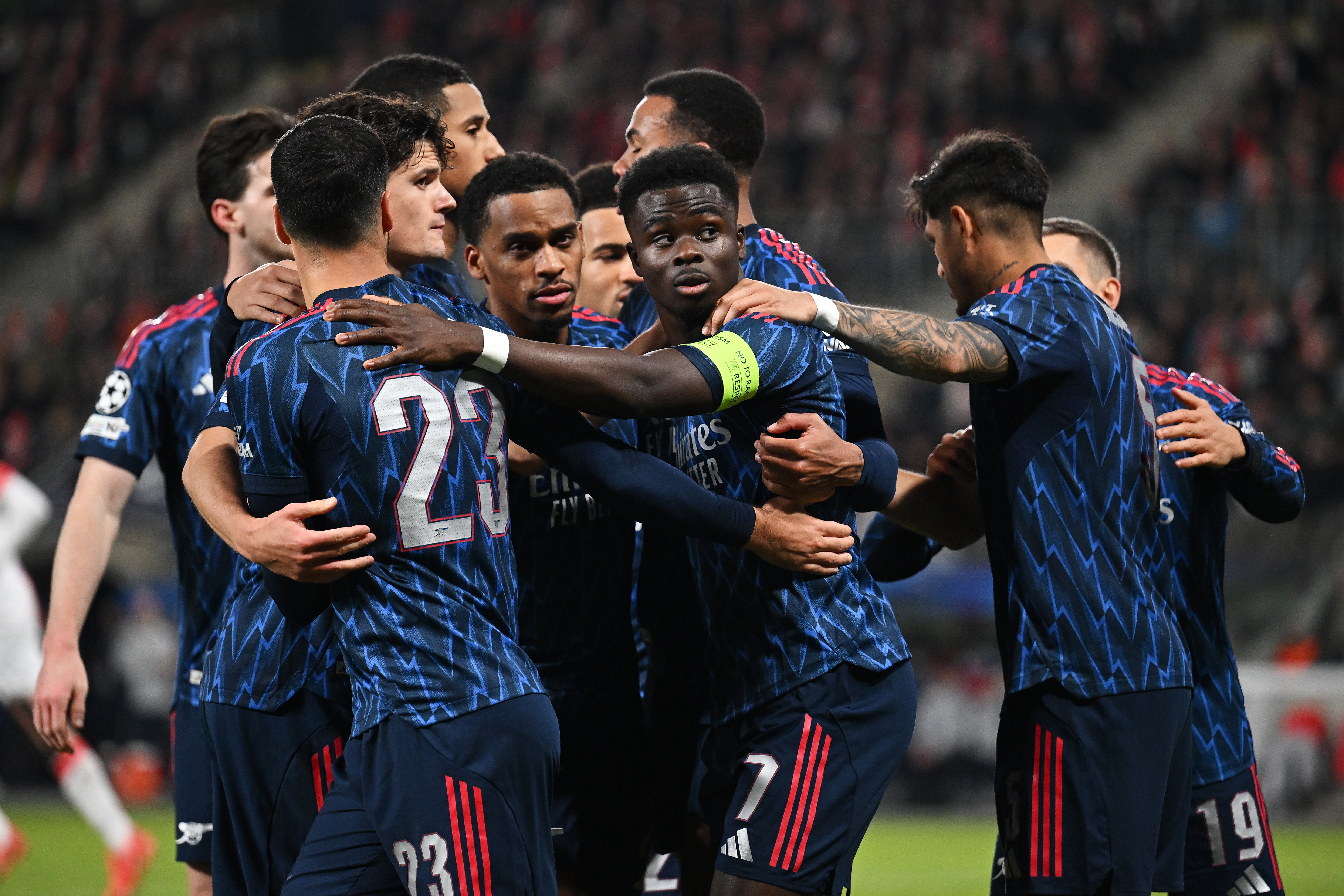 Arsenal cruised to victory over Slavia Prague