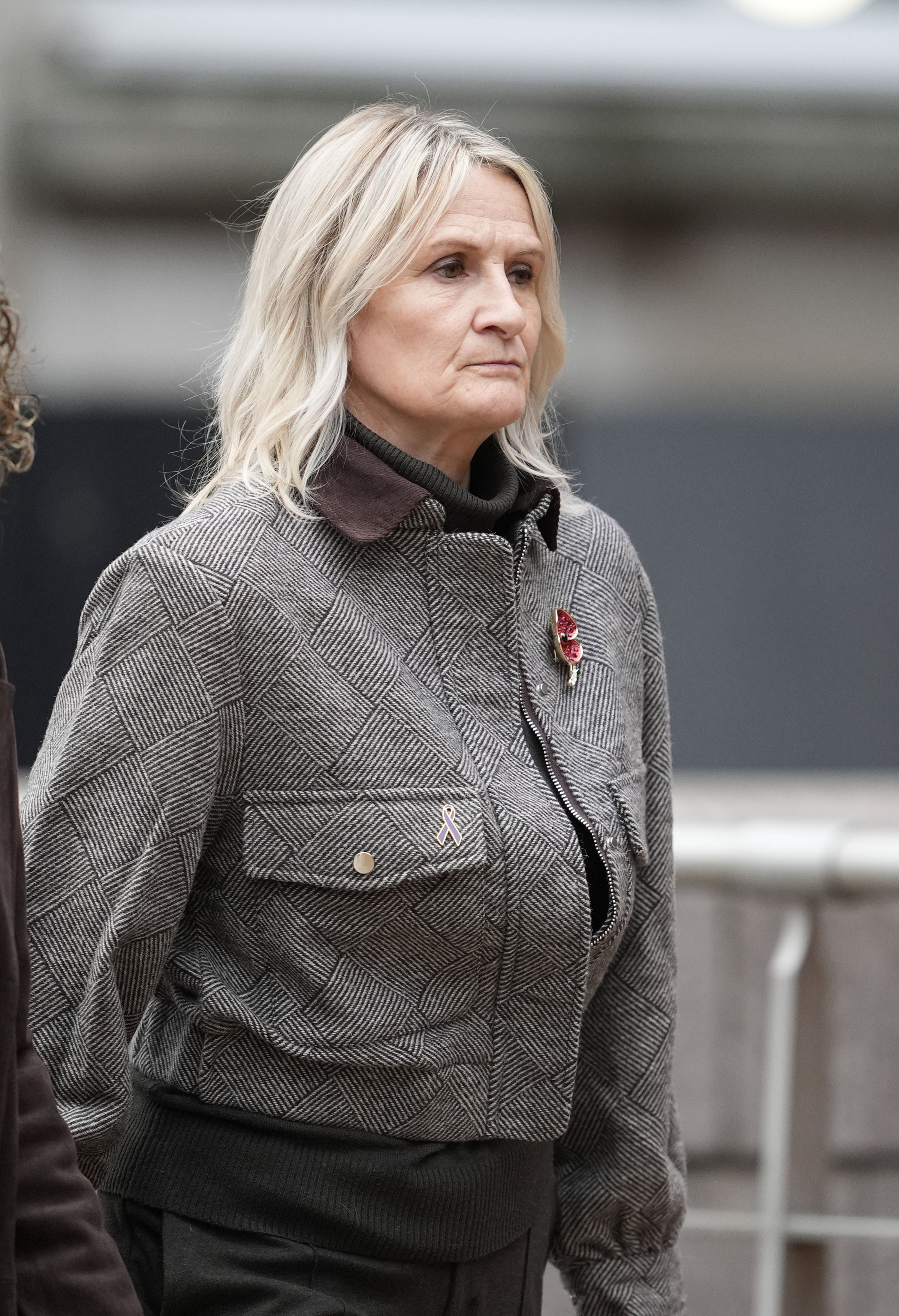 Barton is alleged to have ‘crossed the line between free speech and a crime’ with messages on X about Ms Aluko, football co-commentator Lucy Ward, pictured, and broadcaster Jeremy Vine (Peter Byrne/PA)