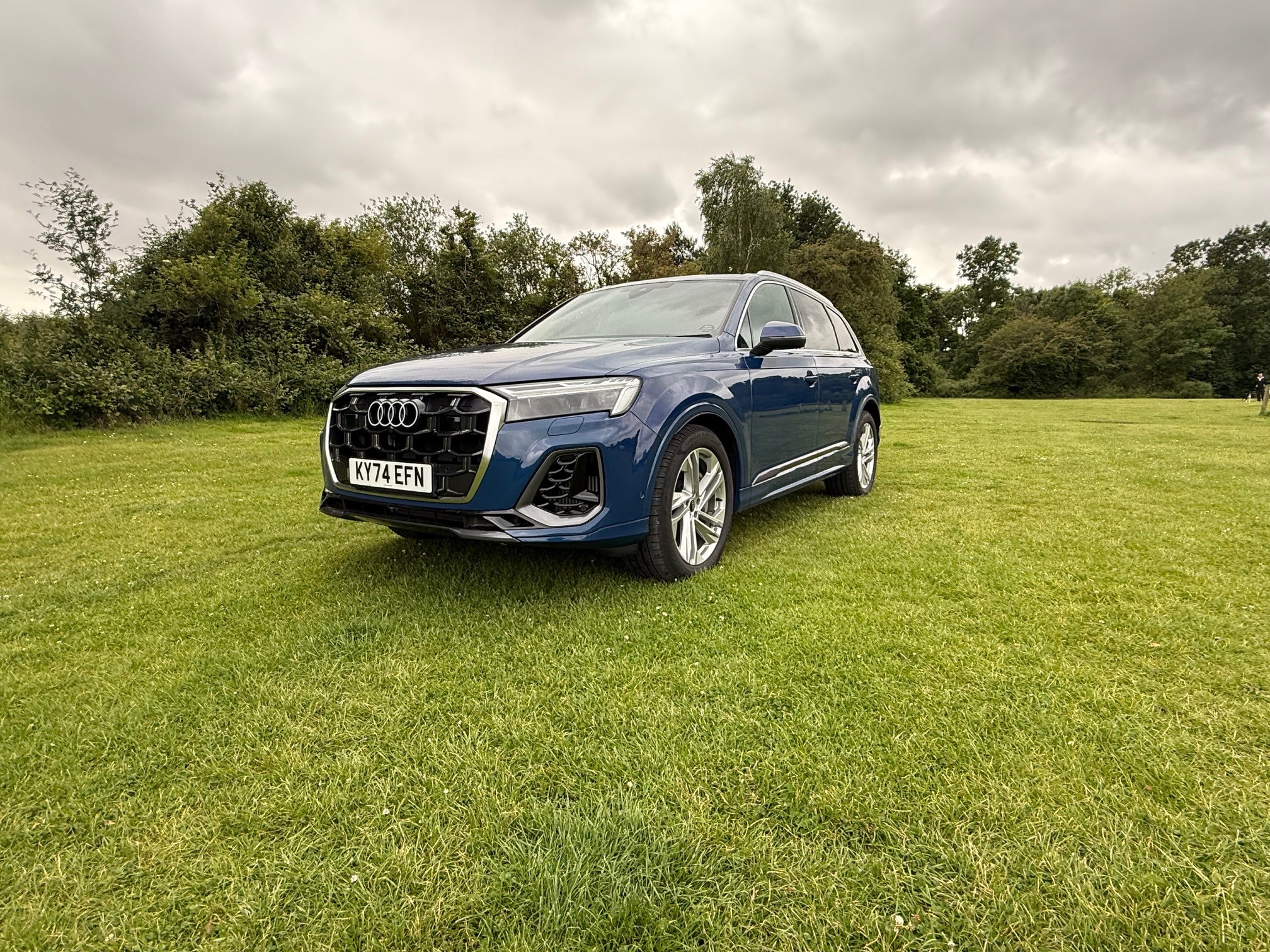 <p>The Audi Q7 is a flagship model, but up against fierce competition these days</p>