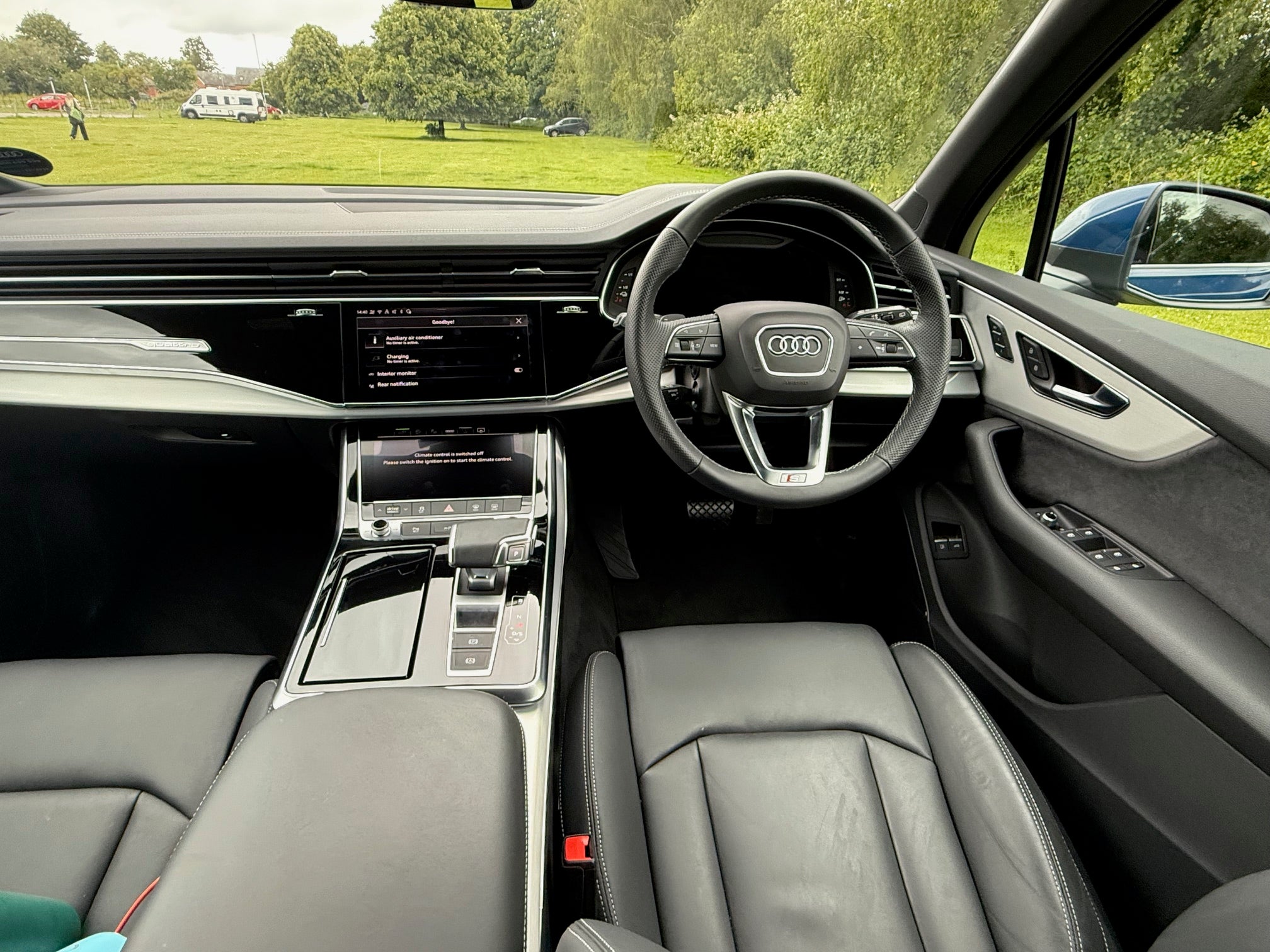 The powered seats, along with the steering wheel, can be warmed against the winter chills