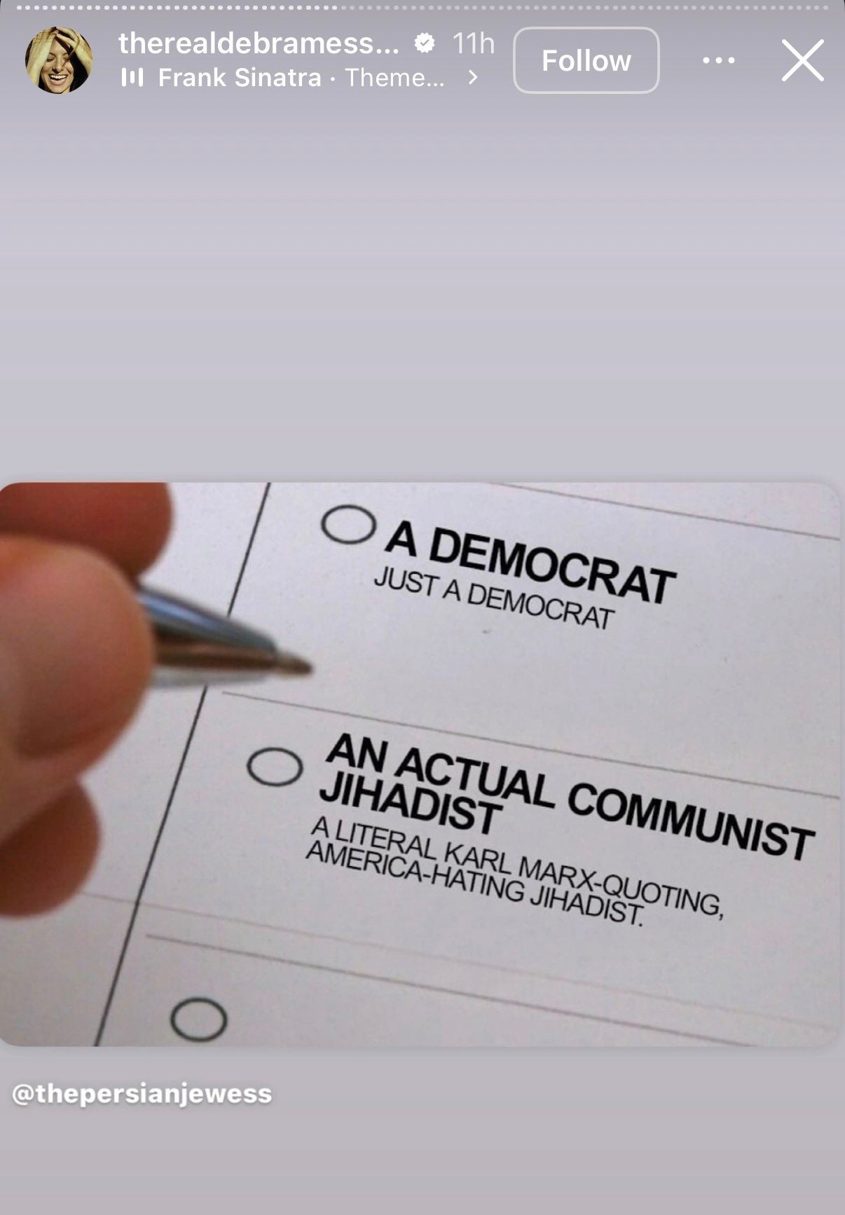 One image reshared by Messing called Mamdani ‘An Actual Communist Jihadist… A literal Karl Marx-quoting, America-hating jihadist’