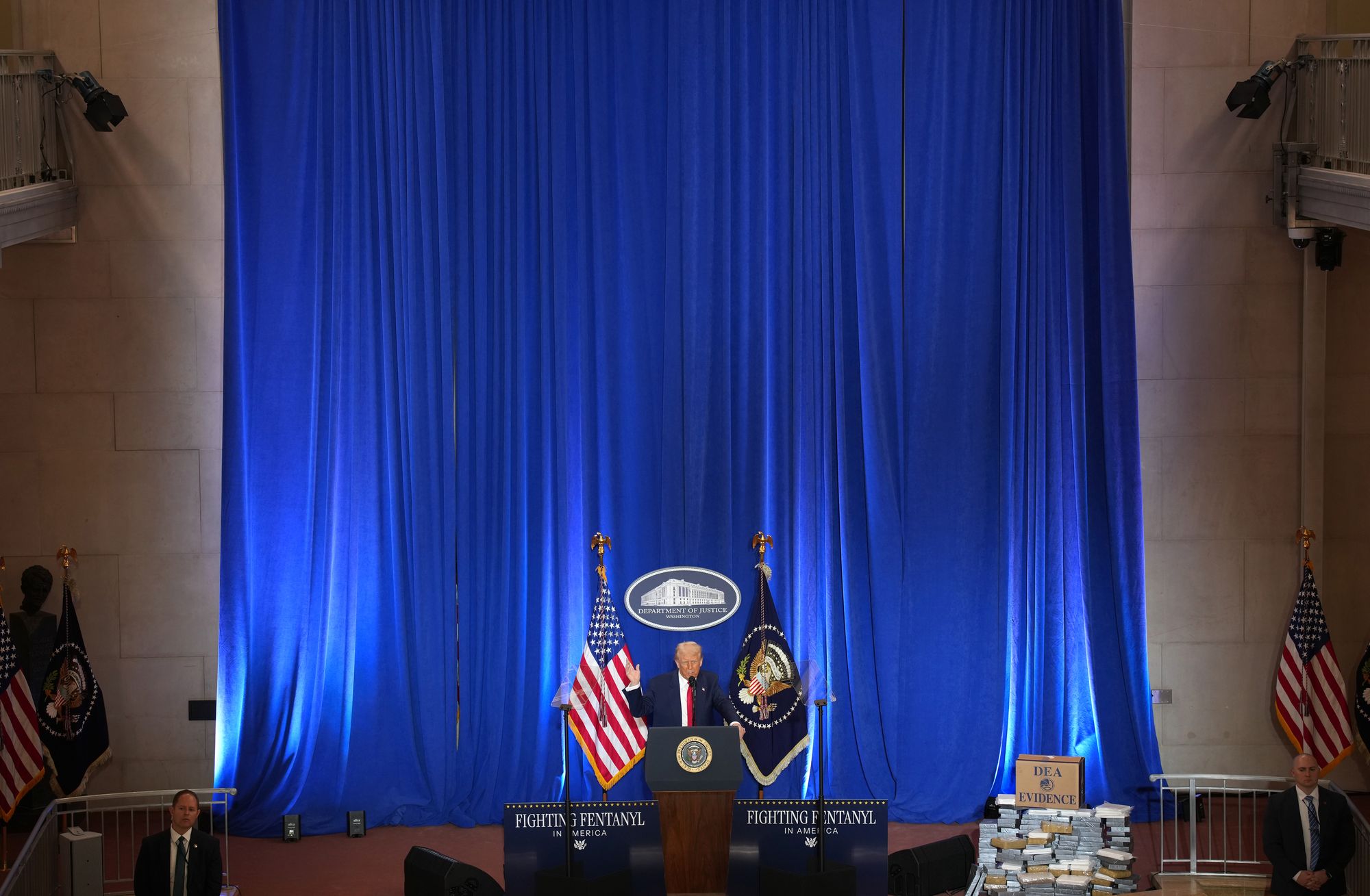 Trump’s lawyers said requiring the president to ‘share a platform’ with ASL interpreters would be a ‘major incursion’