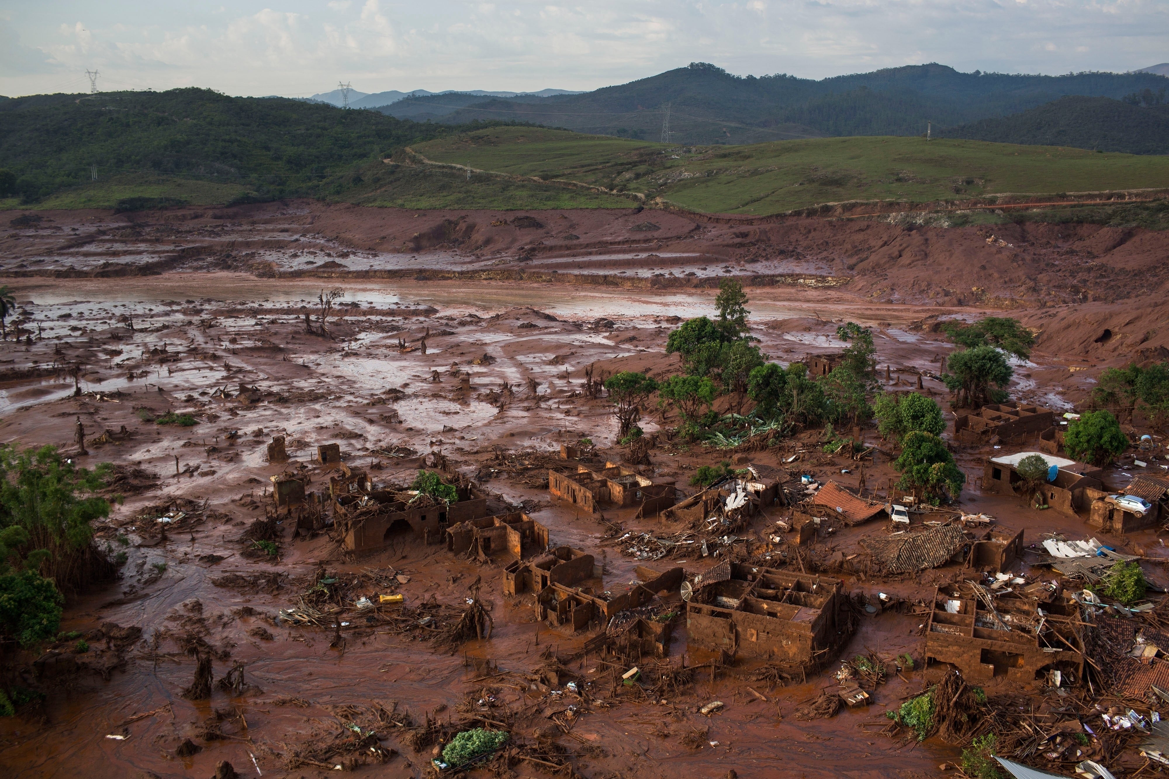 Climate COP30 Indigenous Dam Bursts