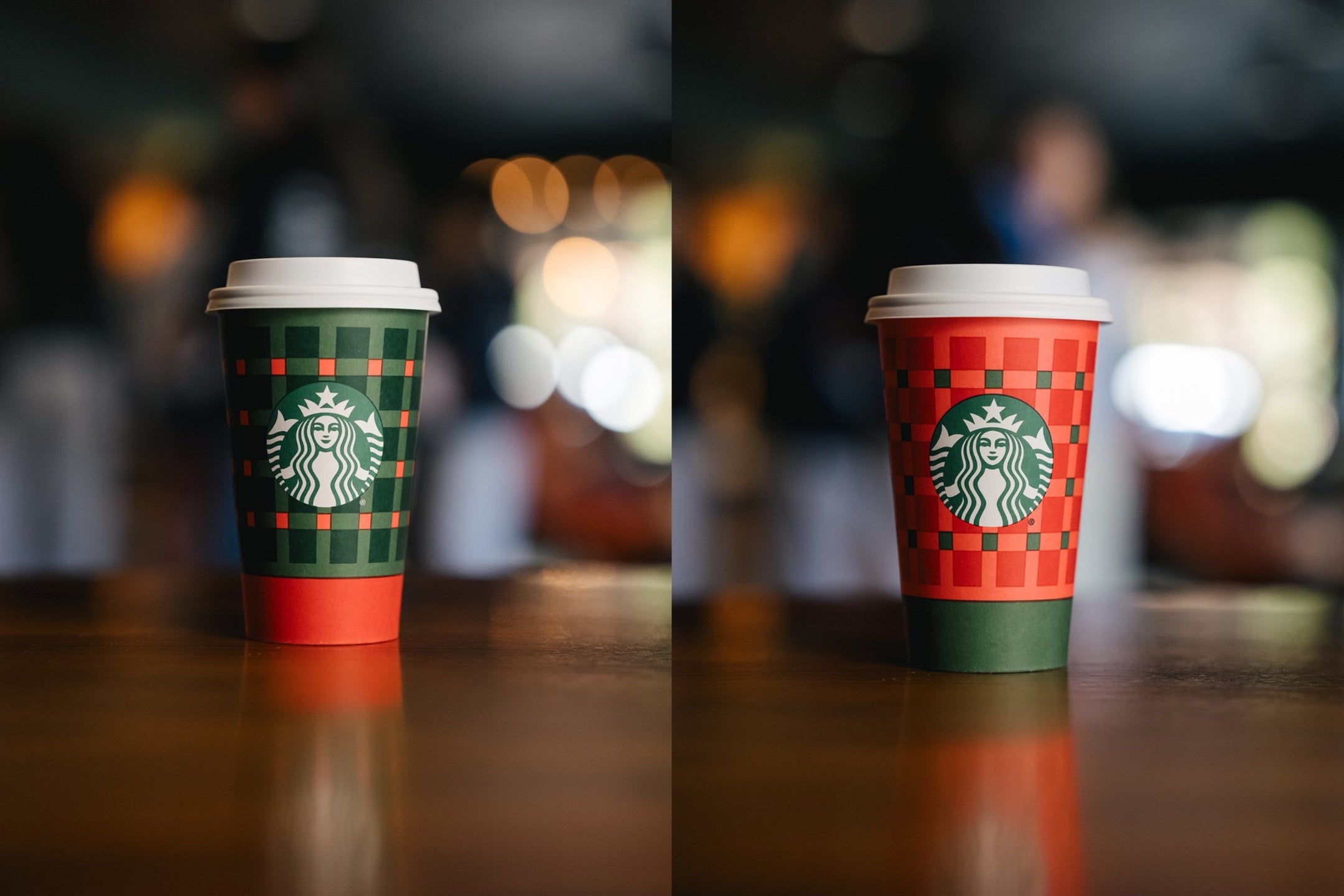 Starbucks' Coffeehouse Plaid holiday cups will be available in stores November 6