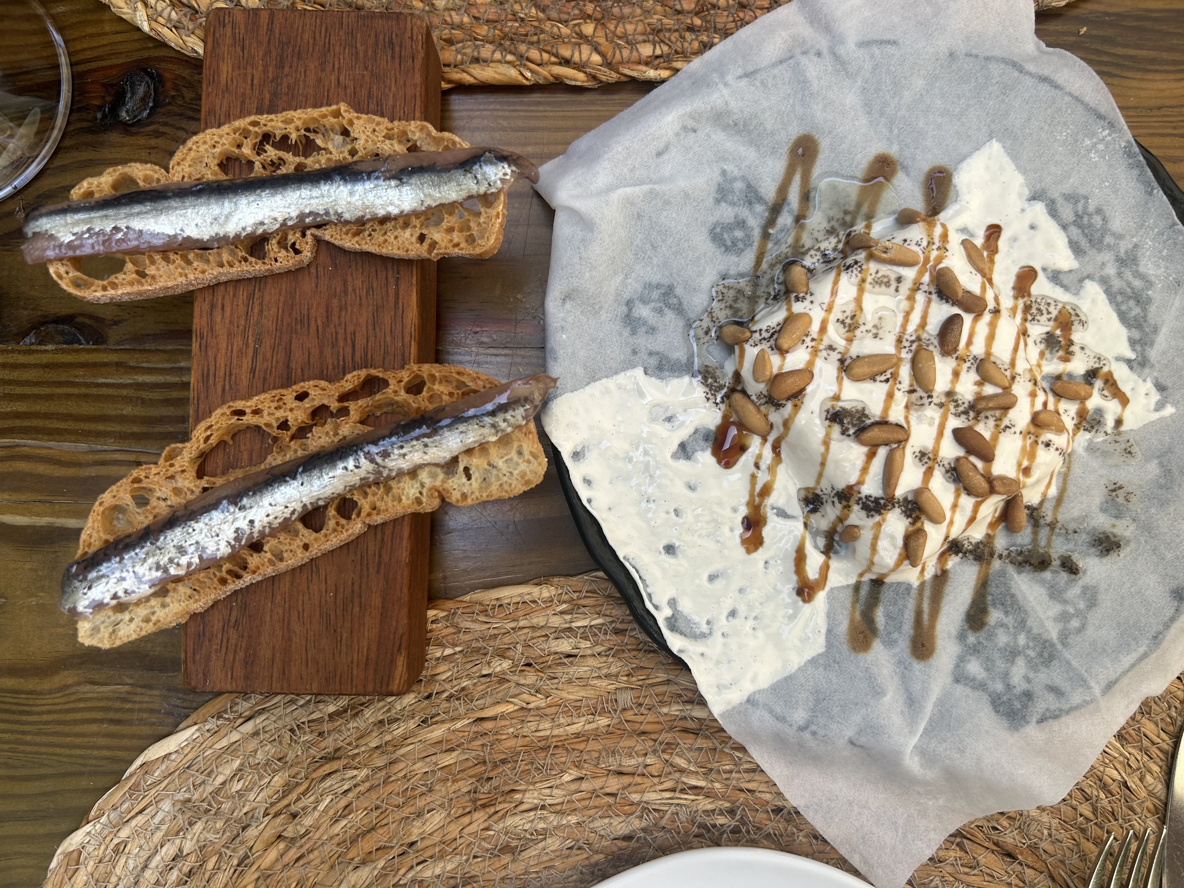 The cheese mato dish served at Compartir