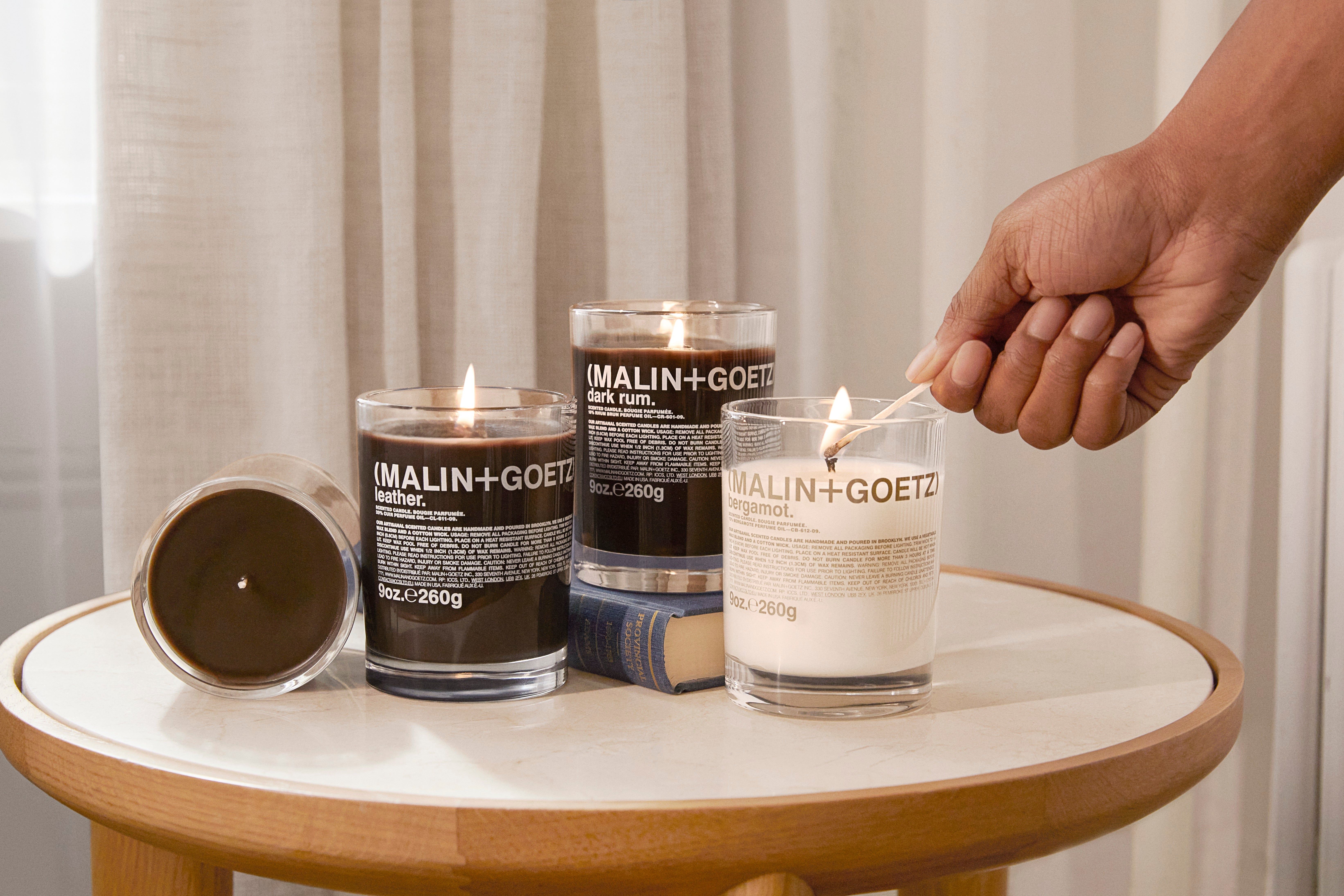 Scented candles can add winter cosiness