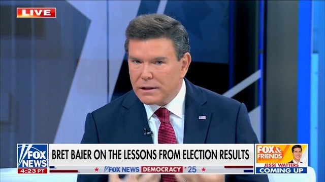 Bret Baier tells the Fox & Friends crew that despite the MAGA narrative that Democrats were always expected to prevail on Tuesday night, this is a "big loss" for Republicans.