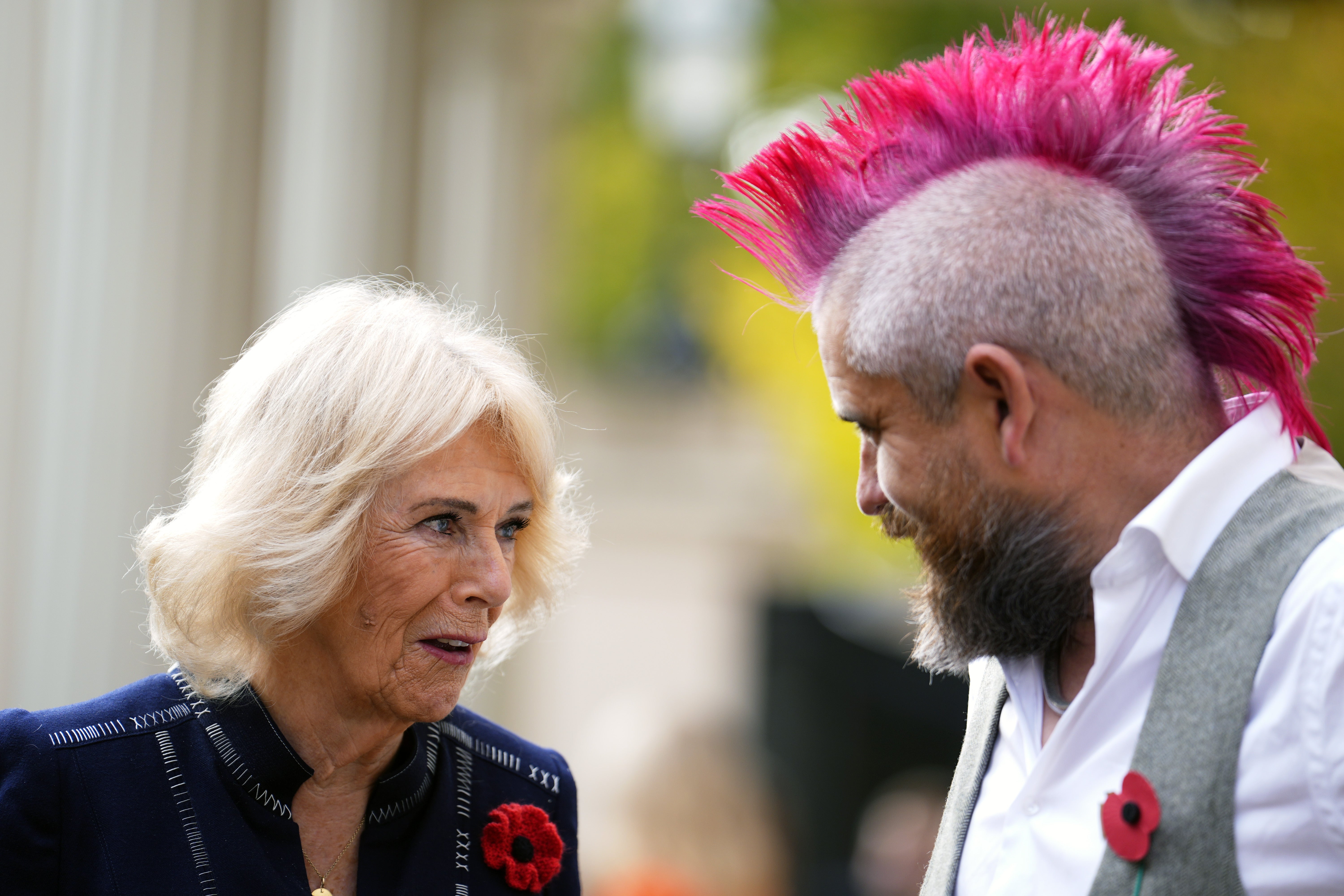 Queen Camilla also met members of the National Association of Care Catering (NACC), who provide meals for elderly and vulnerable individuals