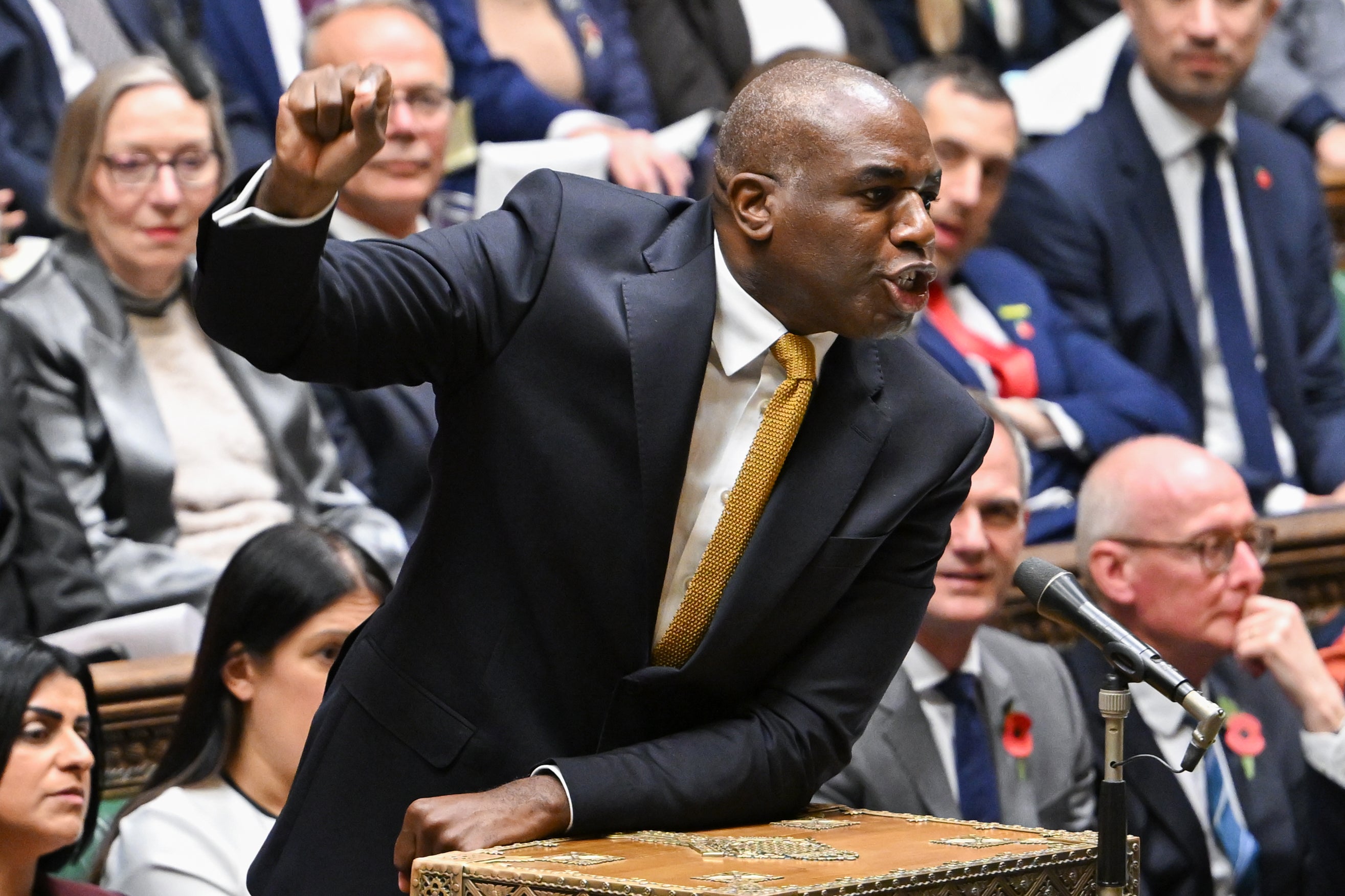 David Lammy has come under fire for the blunder