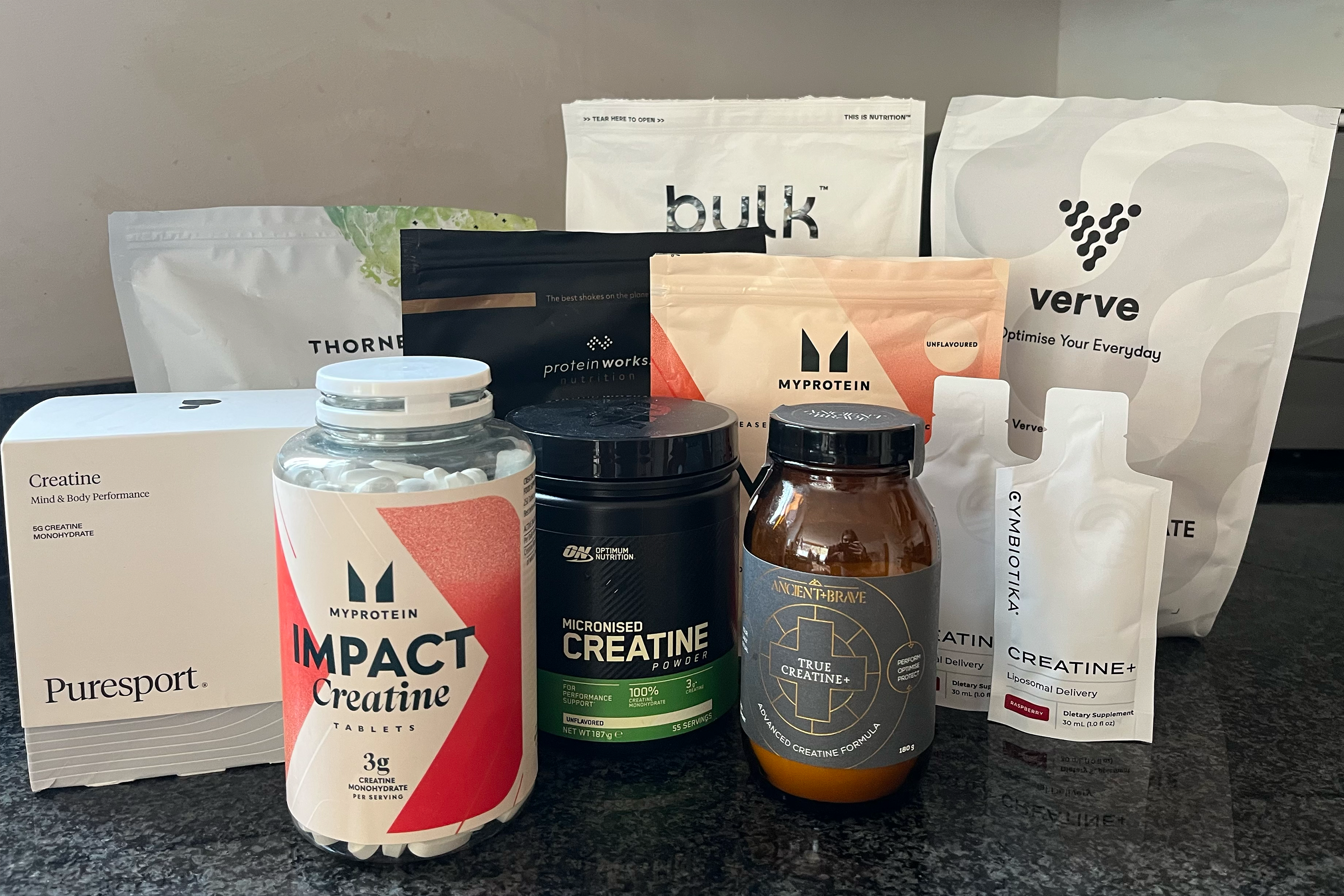 <p>I tested a range of creatines, from travel sachets to blends</p>