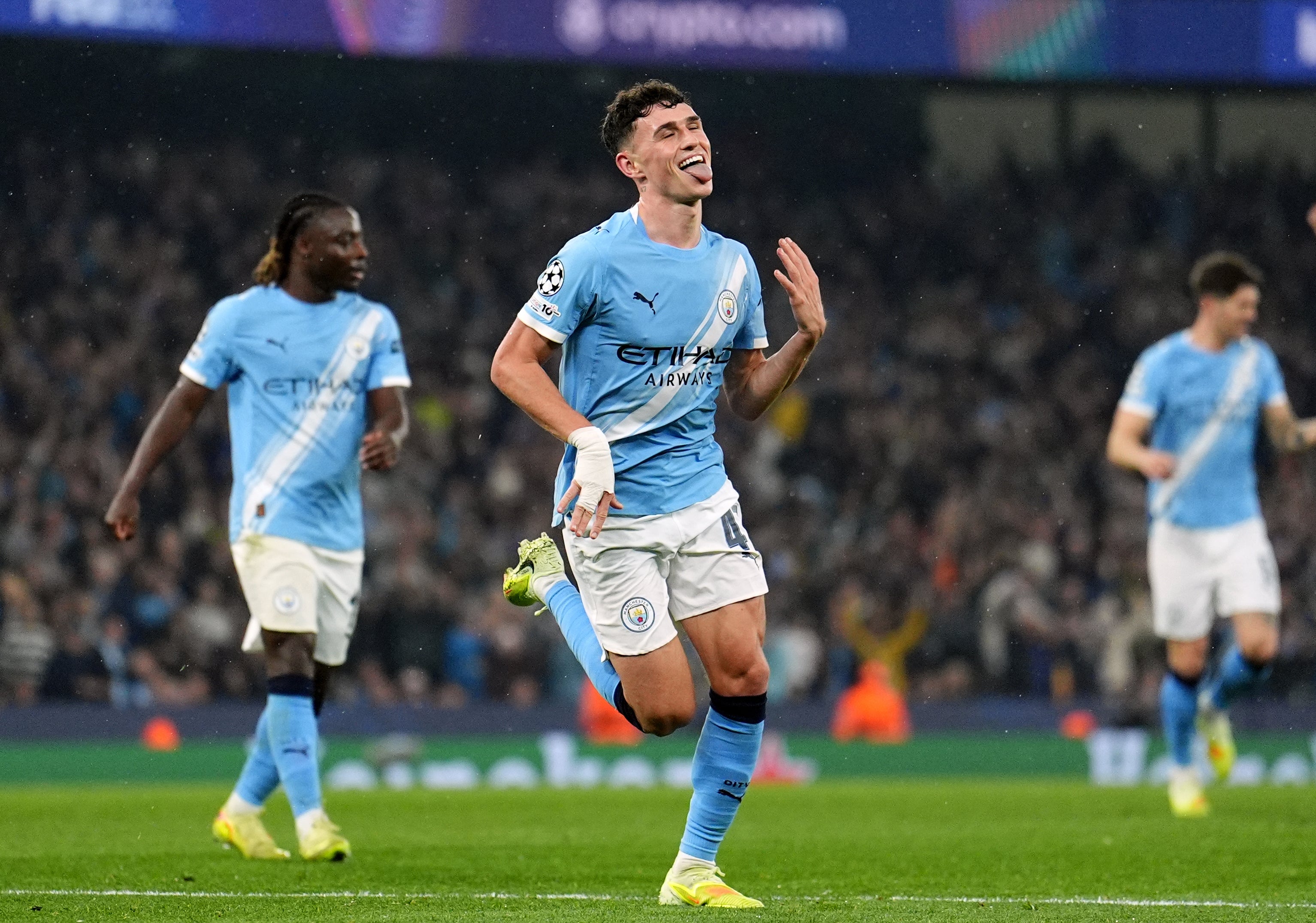 <p>Phil Foden's brace against Dortmund helped Man City to a superb Champions League win</p>