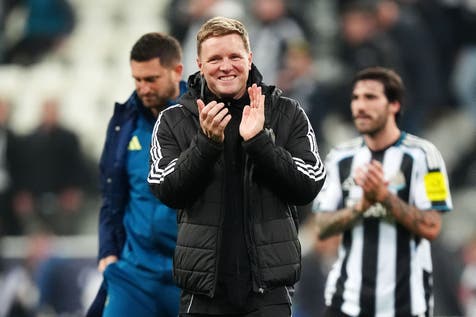 <p>Eddie Howe ended Newcastle’s trophy drought earlier this year, and now the club is setting ambitious targets for the future (David Davies/PA)</p>