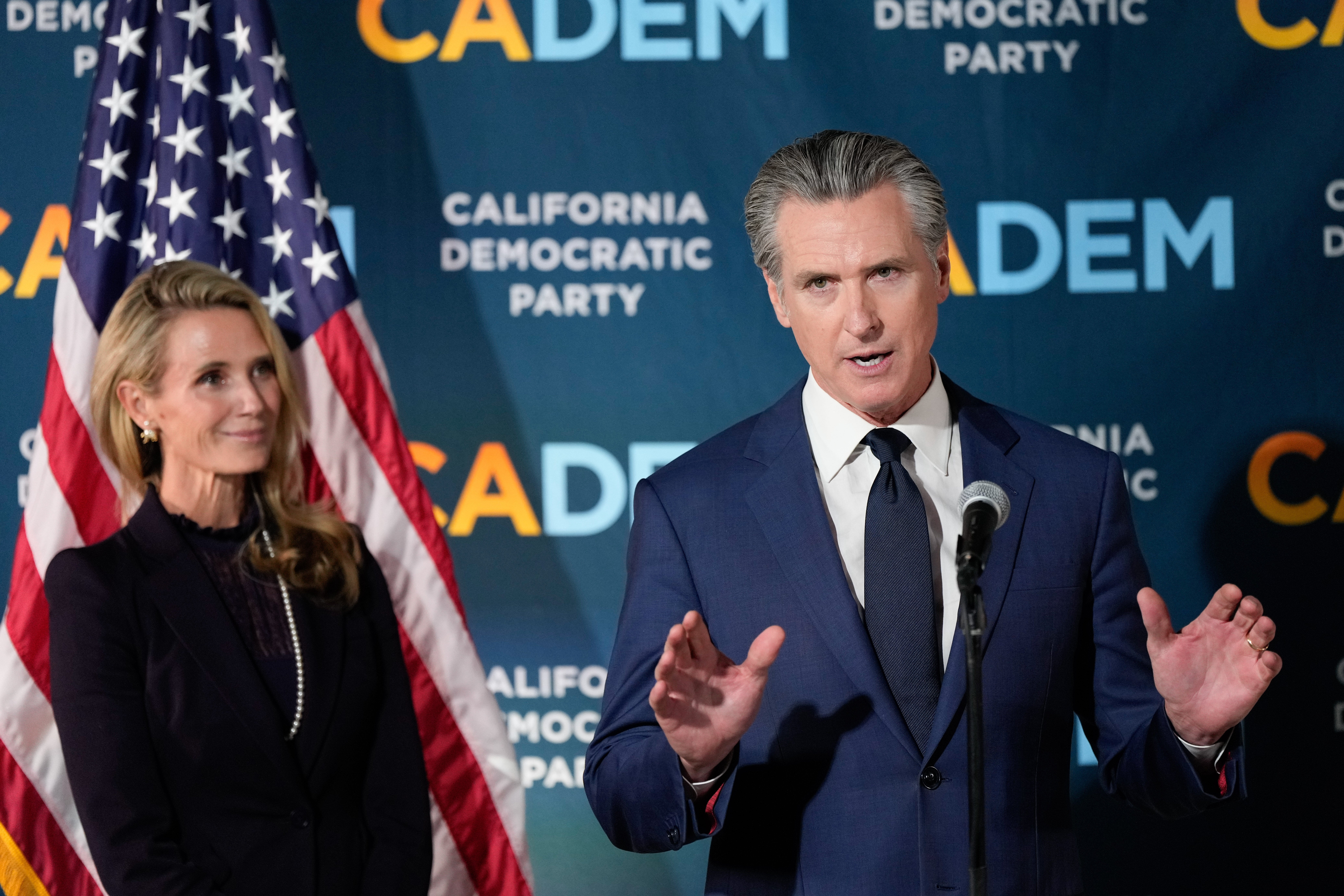 California Gov. Gavin Newsom argued the proposition was necessary to counter what he sees as President Trump’s anti-democratic tactics across the country