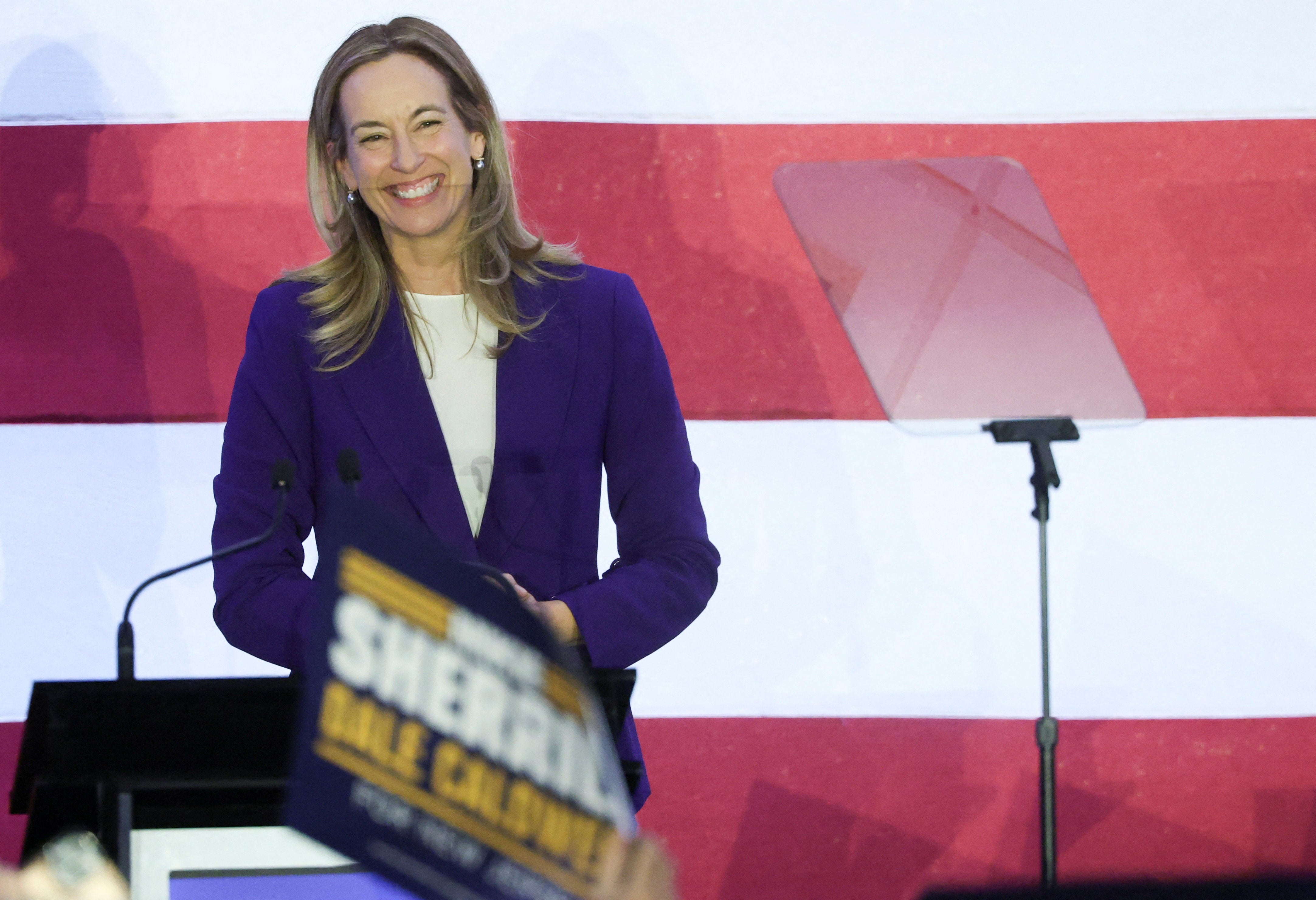 Democratic New Jersey congresswoman Mikie Sherrill is the projected winner of her state’s race for governor